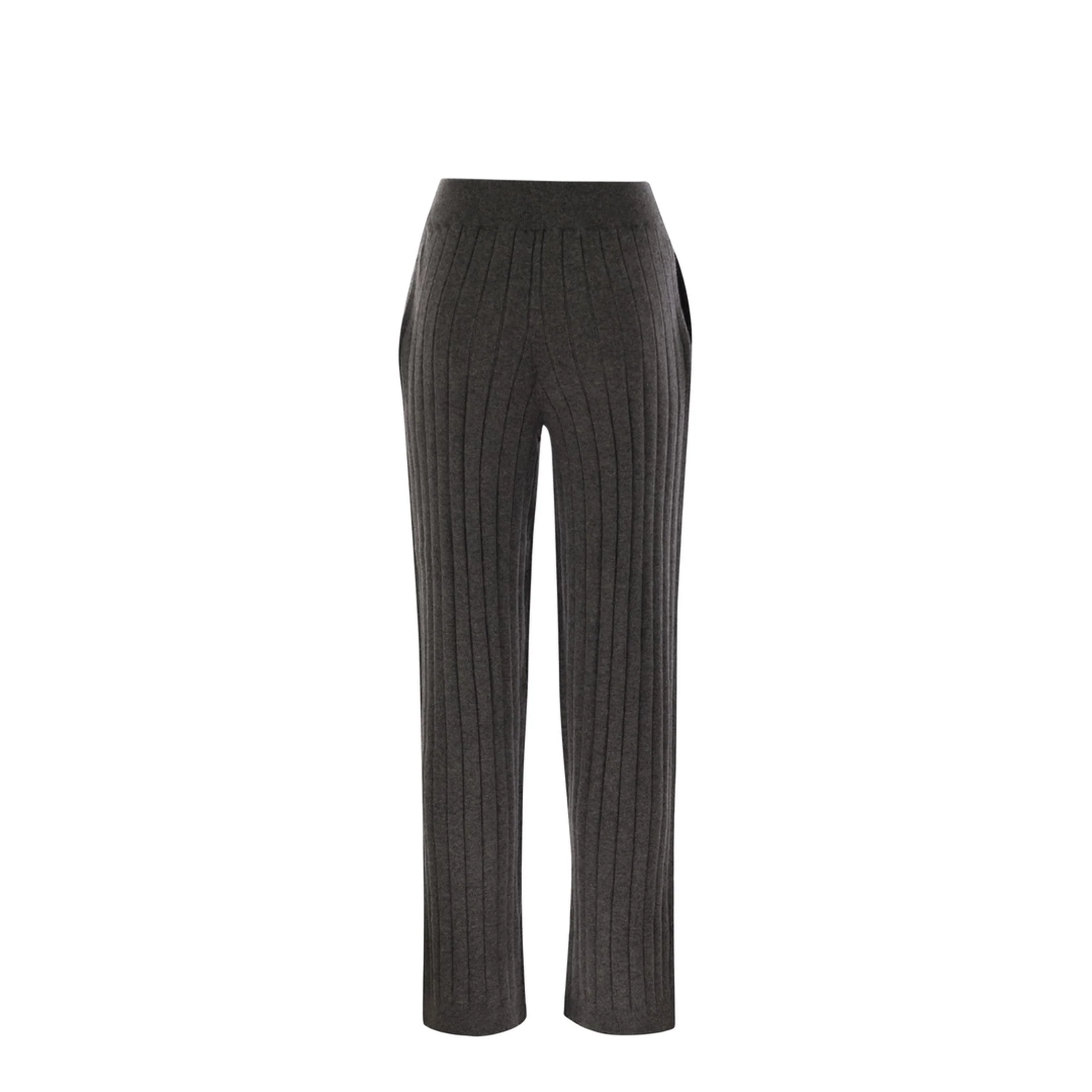 Cashmere Knit Trousers - Image 2