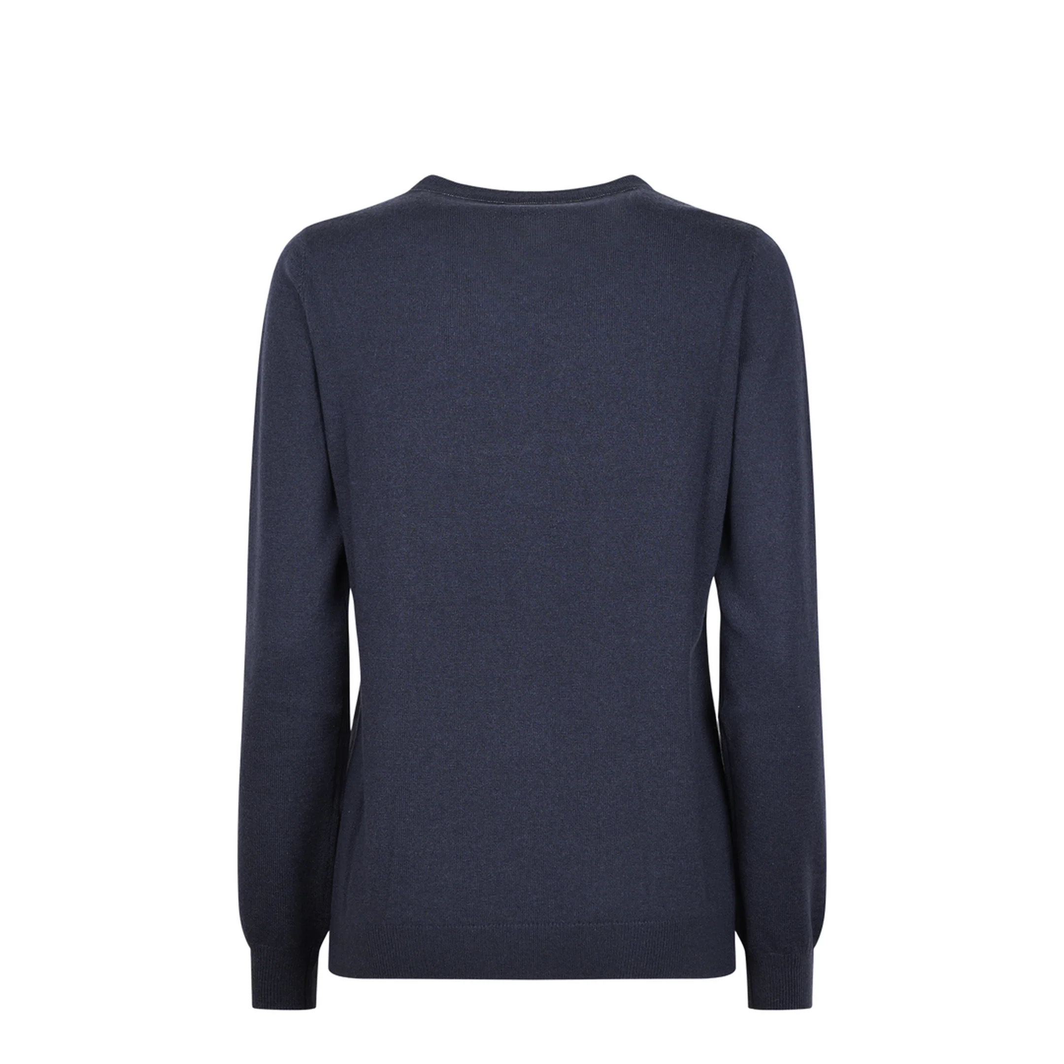 Women's Cashmere Sweater - Navy Blue - Image 2