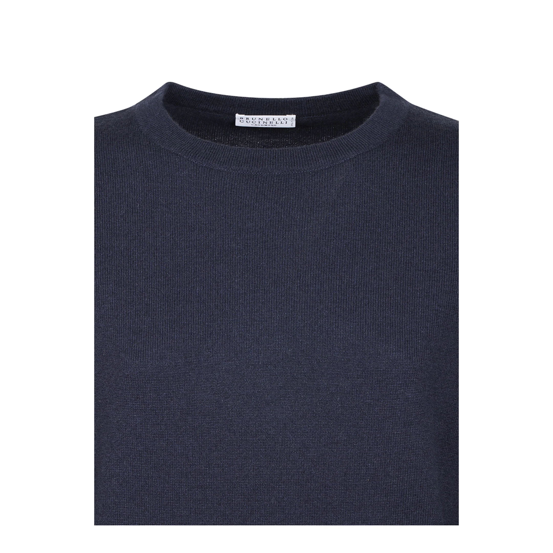 Women's Cashmere Sweater - Navy Blue - Image 3