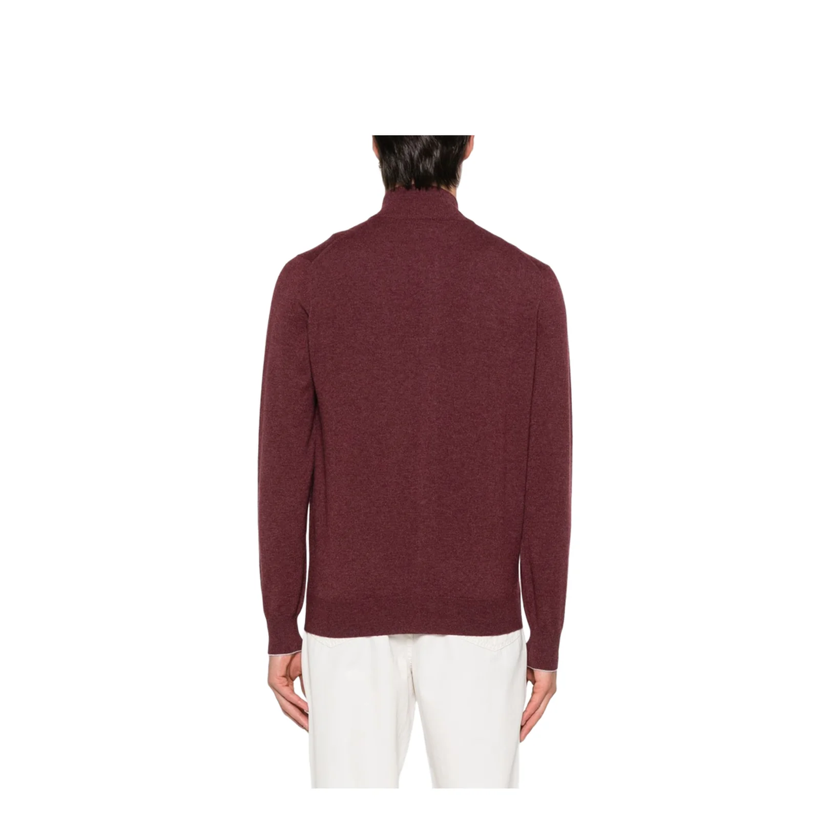 Cashmere Zipped Cardigan - Image 2