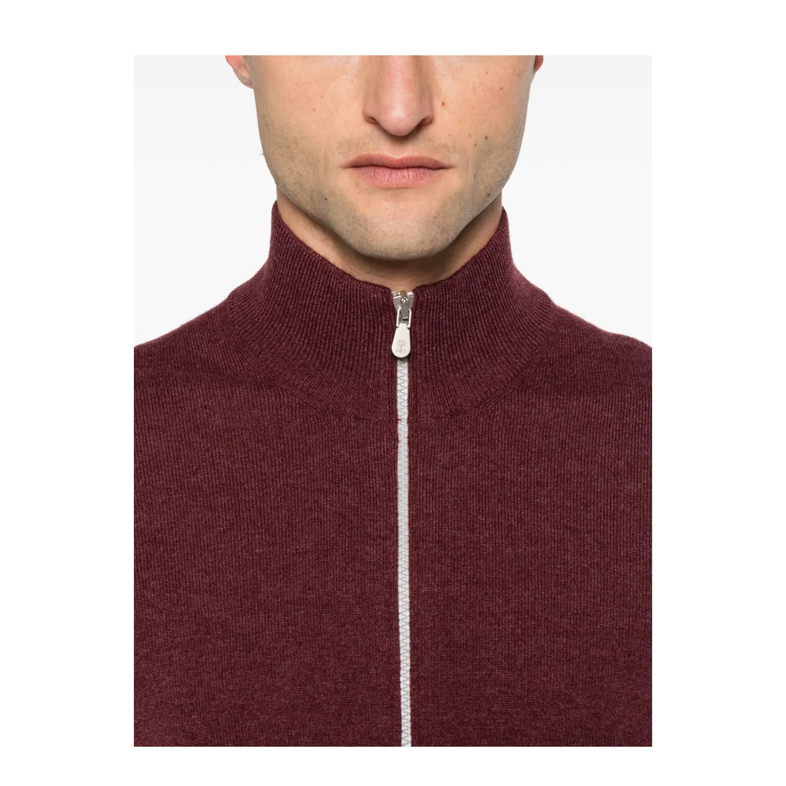 Cashmere Zipped Cardigan - Image 3