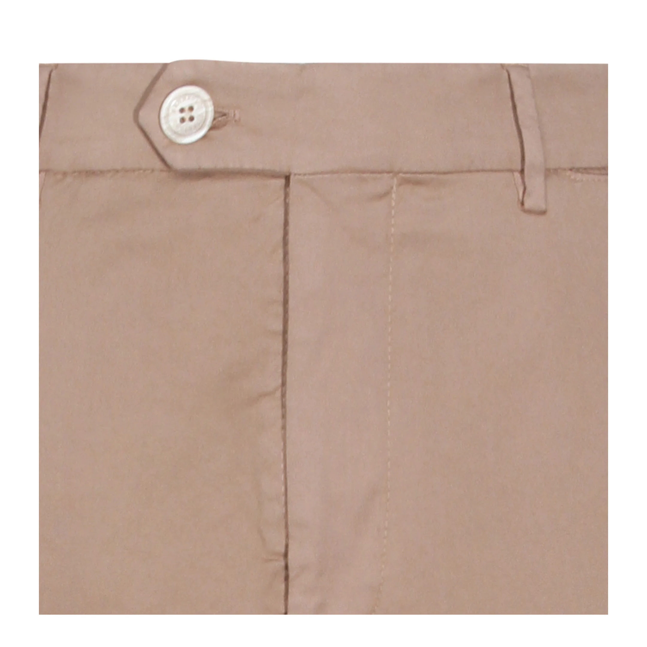 Cotton Pants Dark Beige - Image 3
