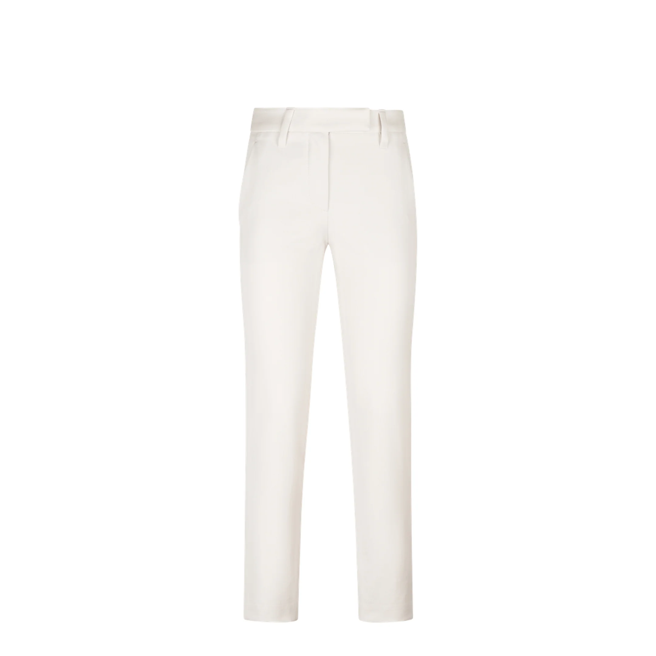 Straight Fit Pants - White