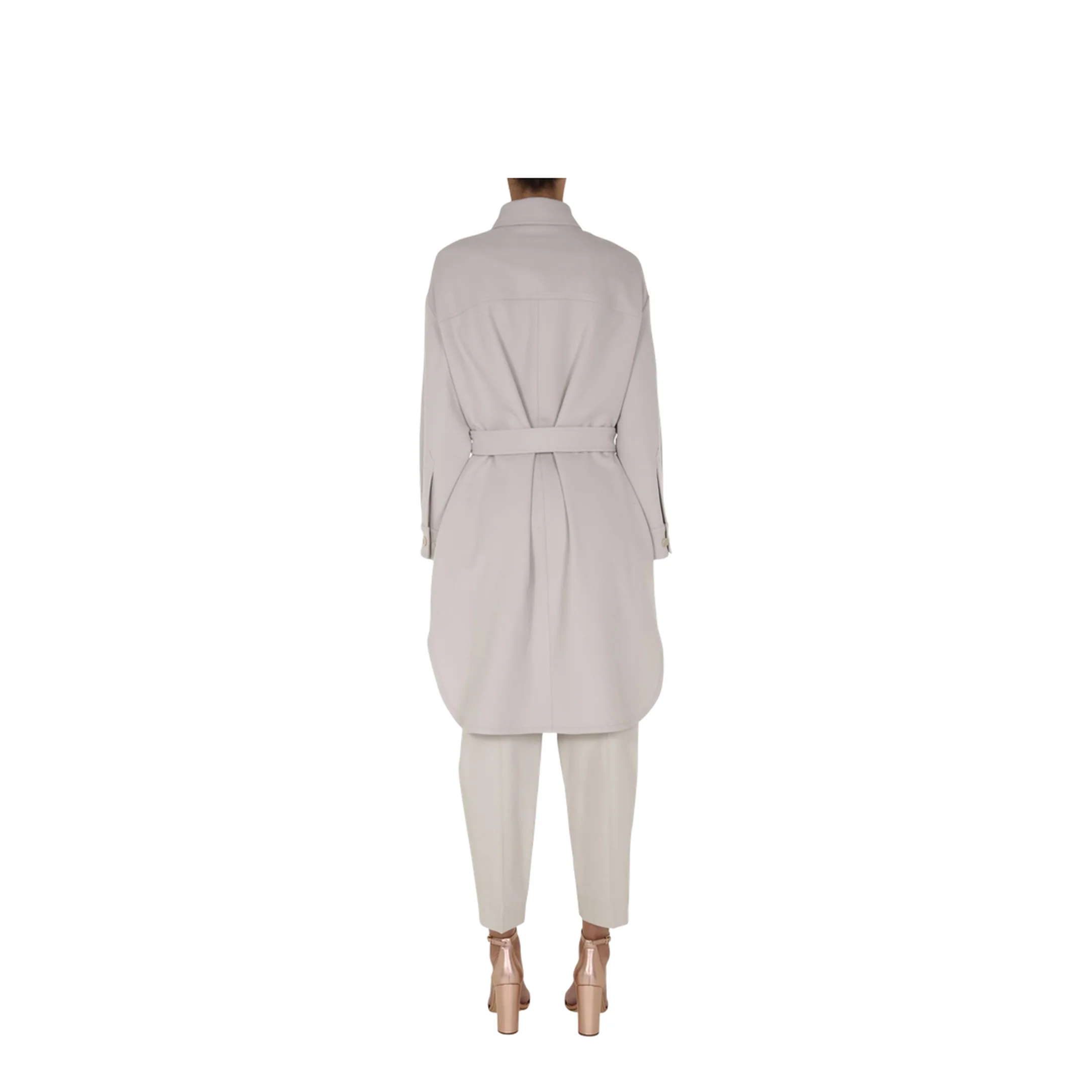 Coat with Belt - Image 3