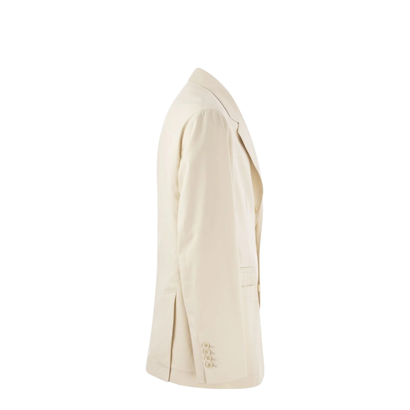 Deconstructed Cotton and Cashmere Jacket - Image 3
