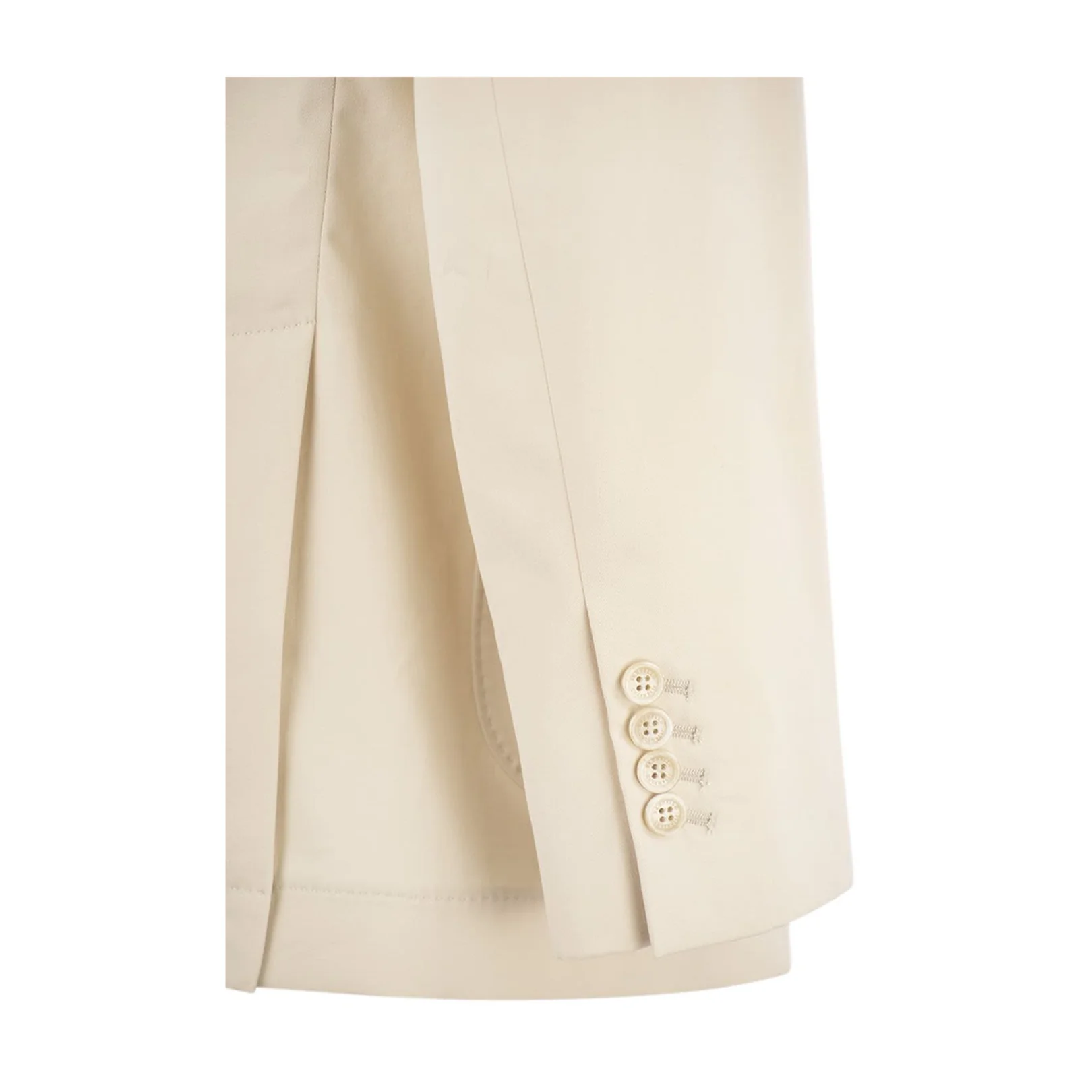 Deconstructed Cotton and Cashmere Jacket - Image 4