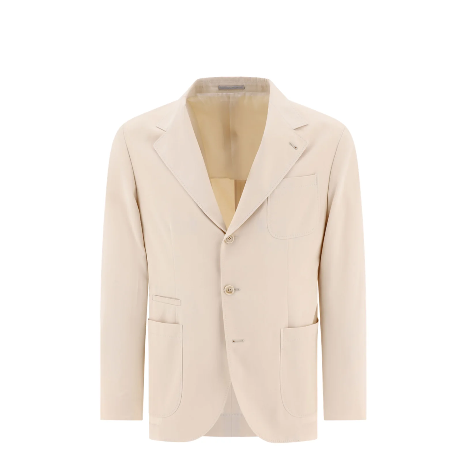 Deconstructed Cotton and Cashmere Jacket - Image 5