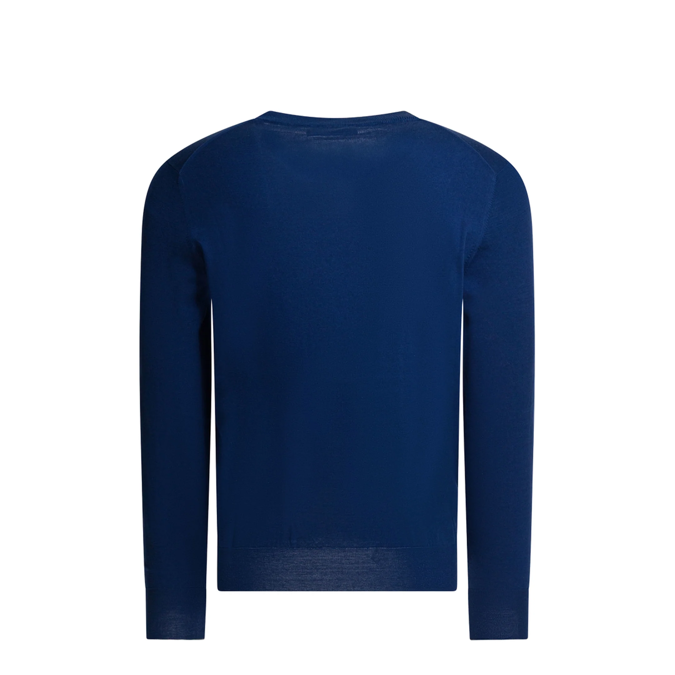 Cotton Crewneck Sweater Blue - Image 2
