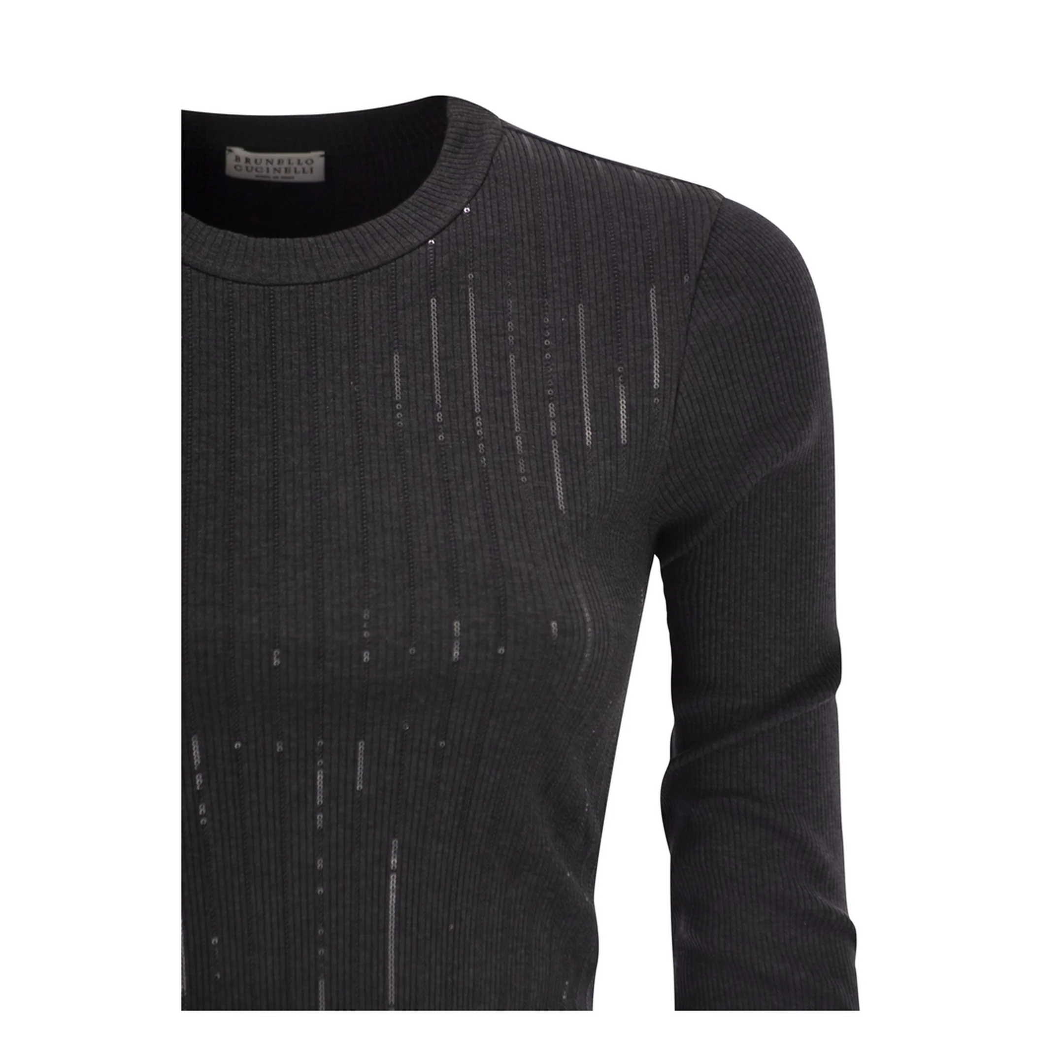 Cotton Jersey T-shirt With Dazzling - Image 3
