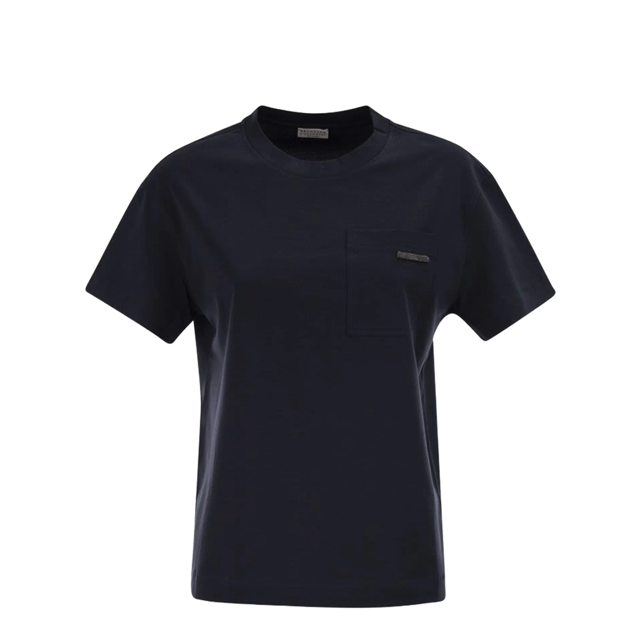 Cotton Jersey T-Shirt with Shiny Tab - Image 5