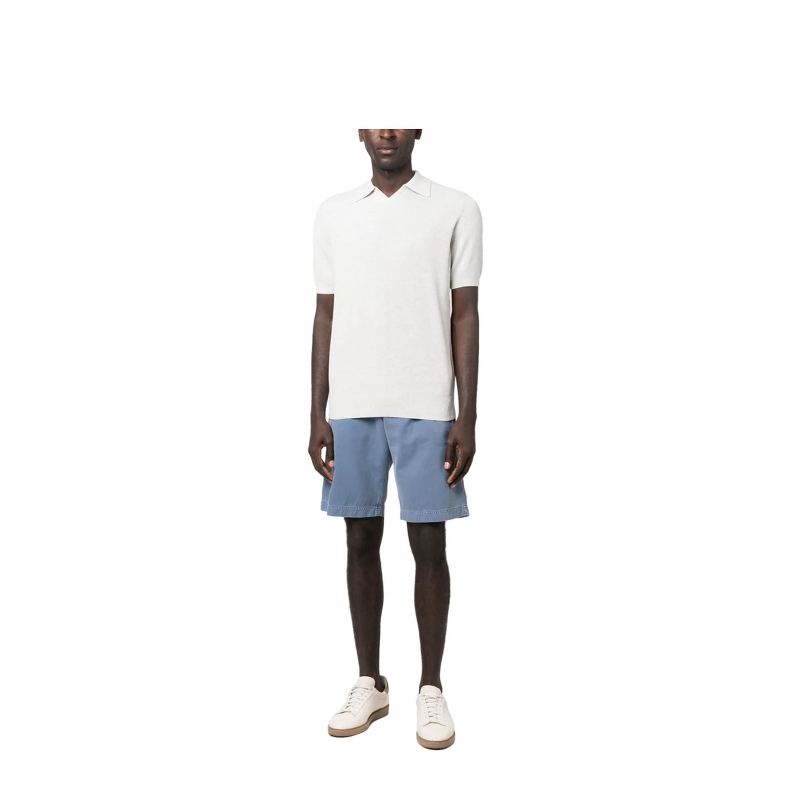 Cotton Knit Polo Shirt - Image 2