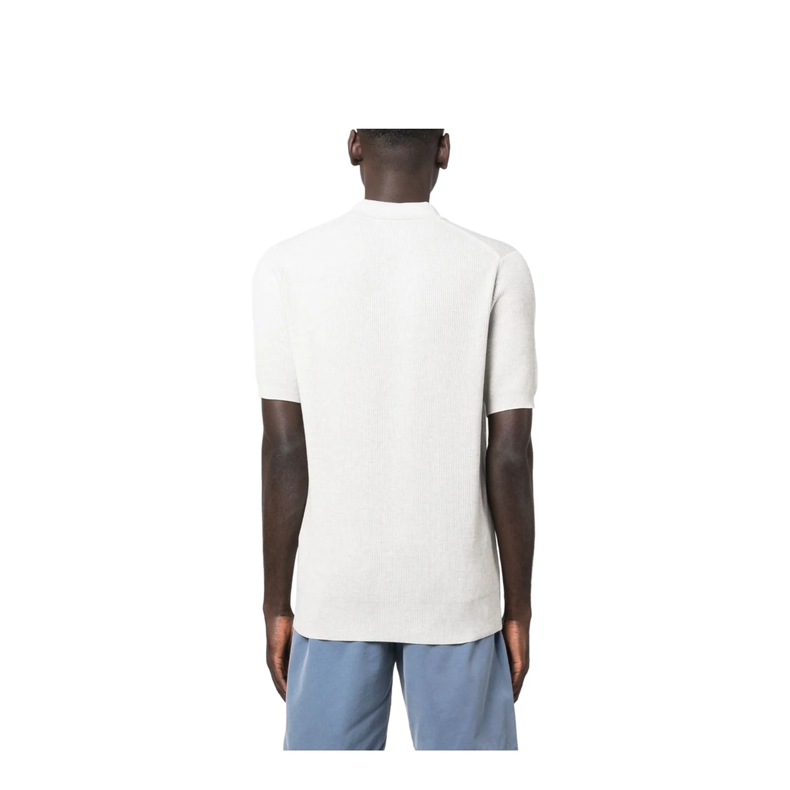 Cotton Knit Polo Shirt - Image 5