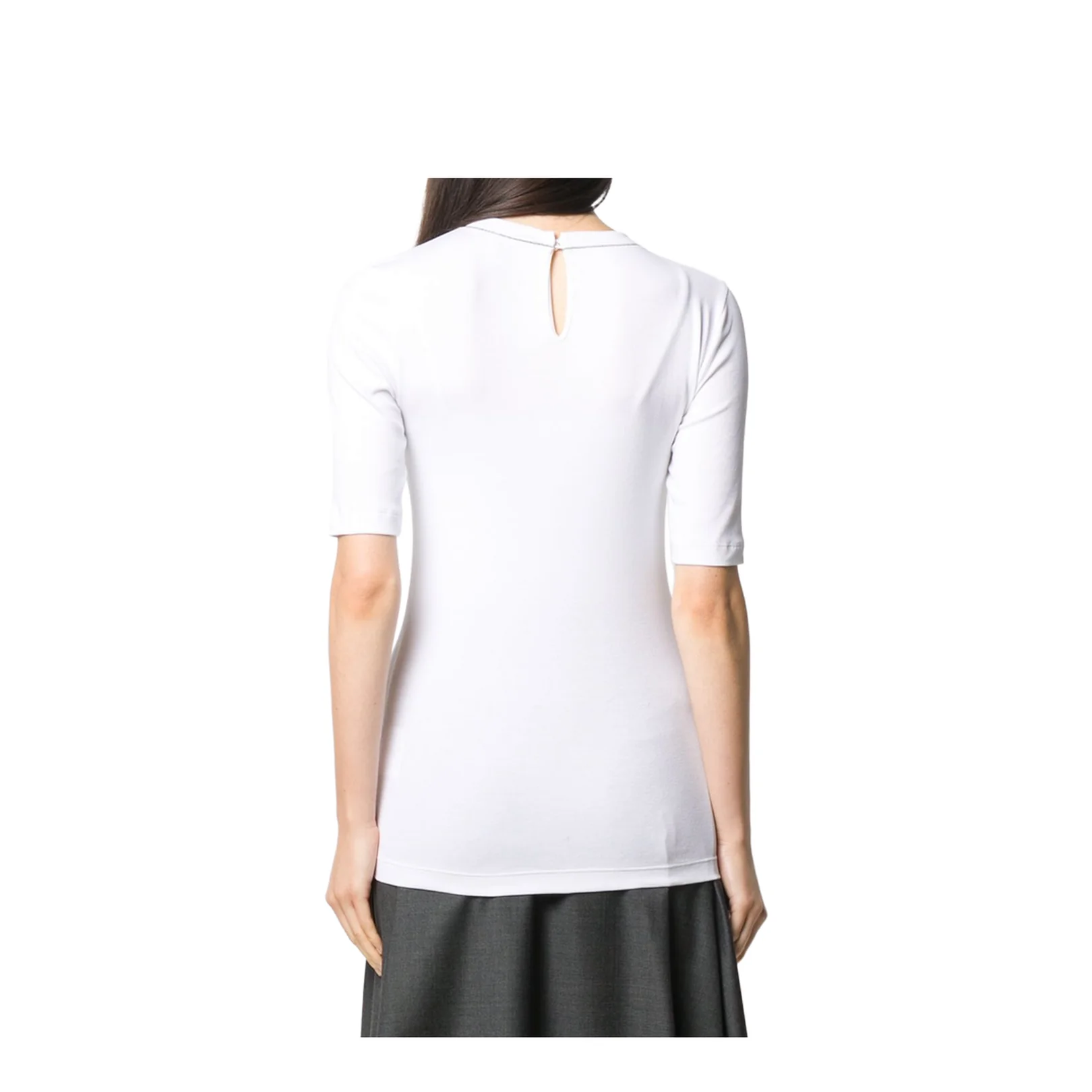 Cotton T-Shirt - White - Image 3