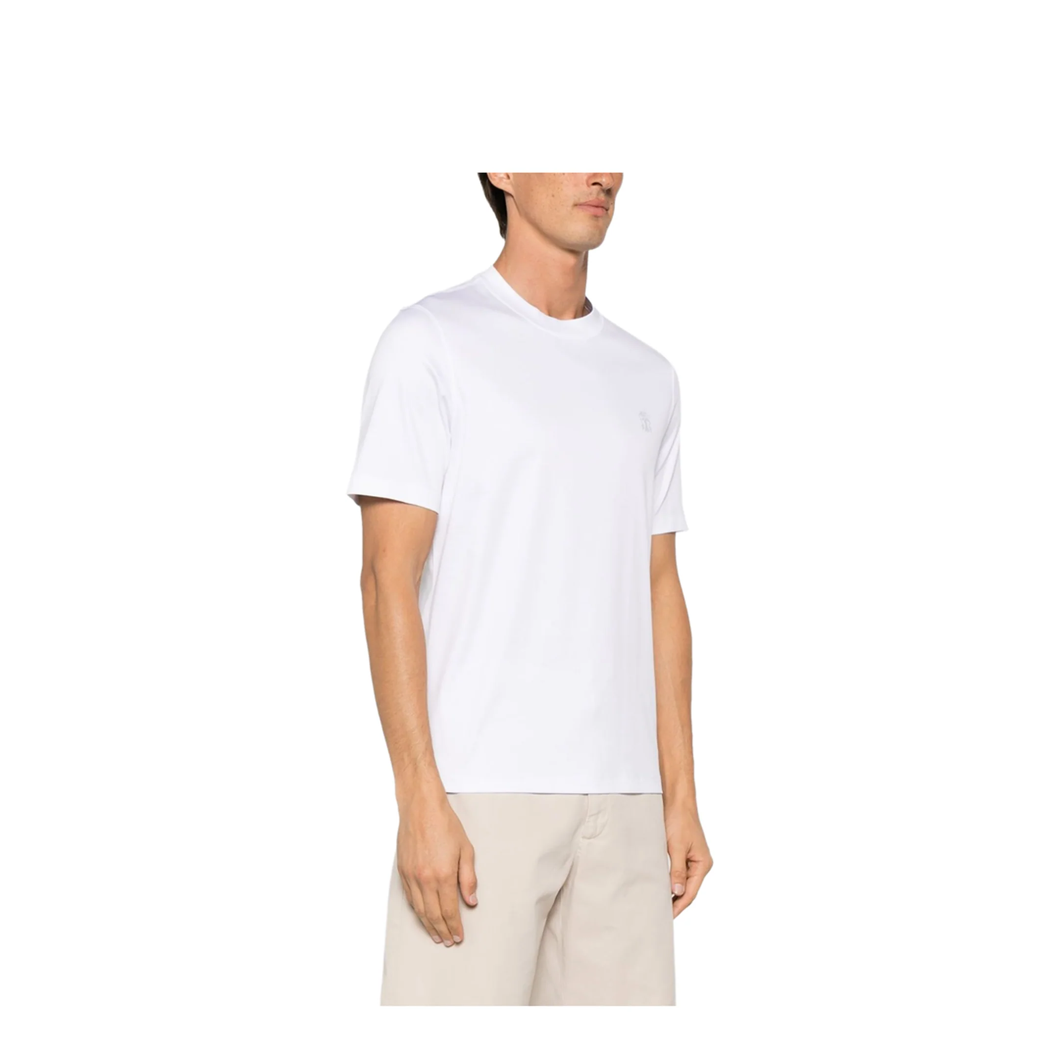 Cotton T-Shirt with Logo Print - Image 3