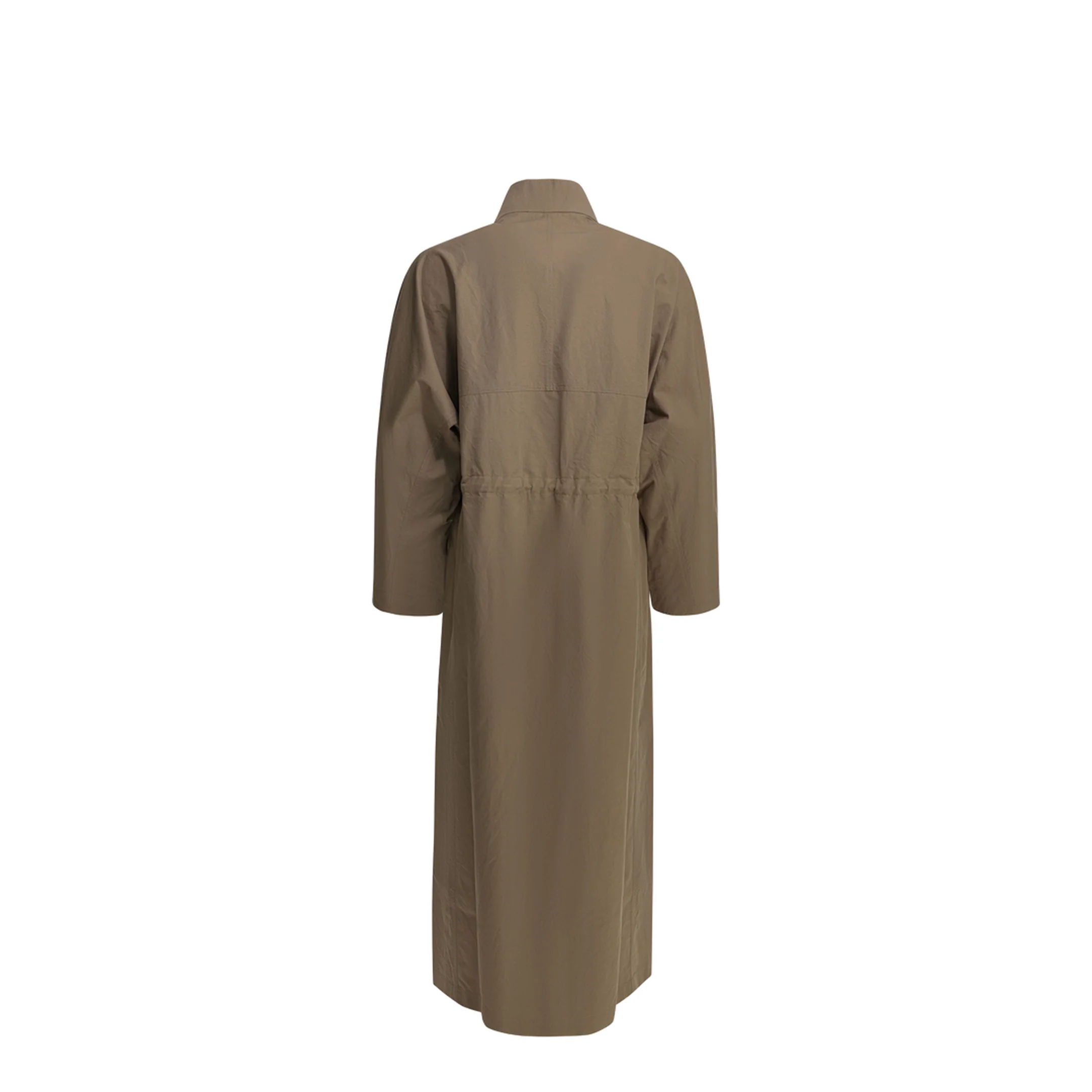 Cotton Trench Coat Brown - Image 2