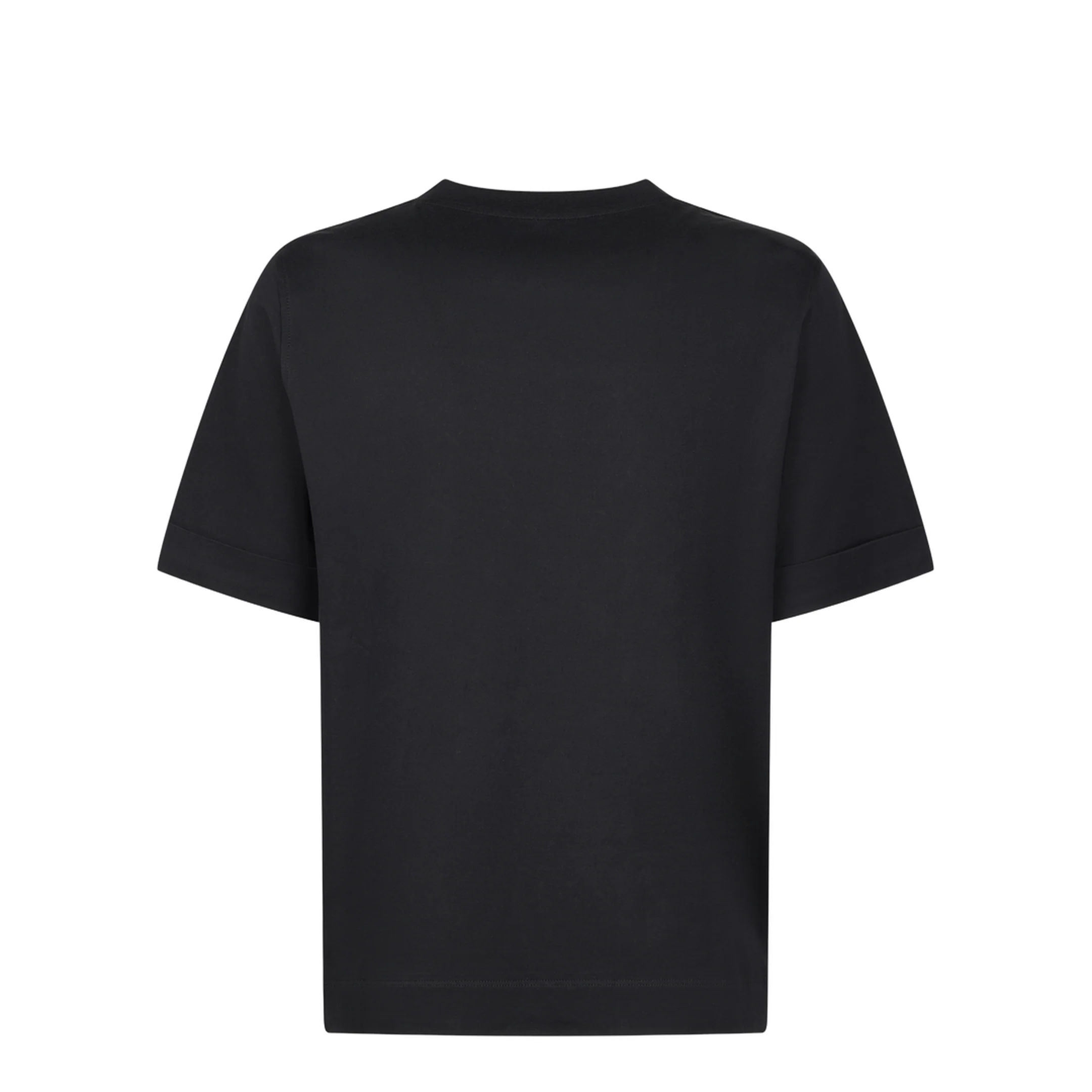 Crew-Neck T-Shirt - Black - Image 2