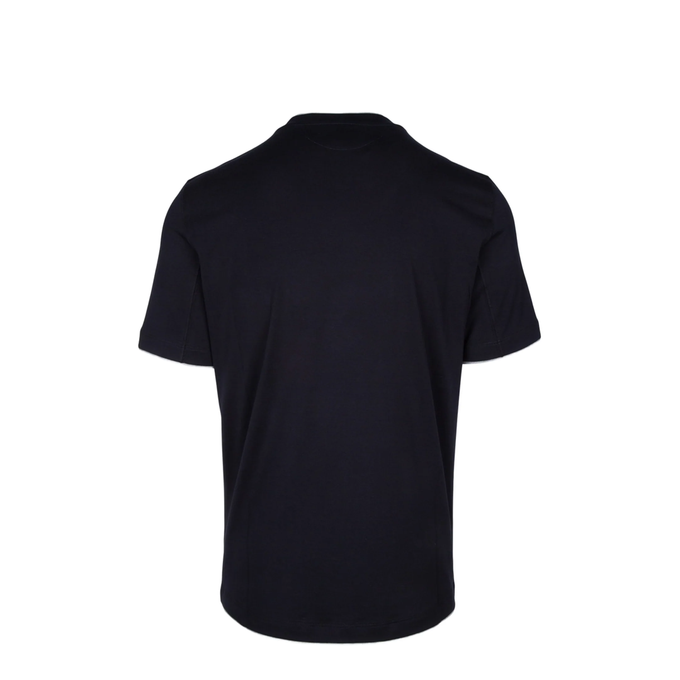 Men's Crew-Neck T-Shirt Dark Blue - Image 2