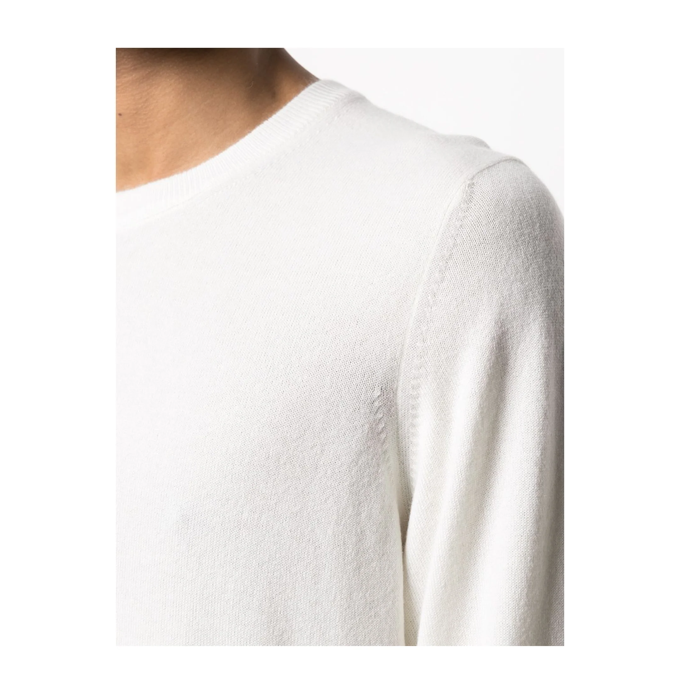 Crewneck Sweater in Panama Color - Image 5