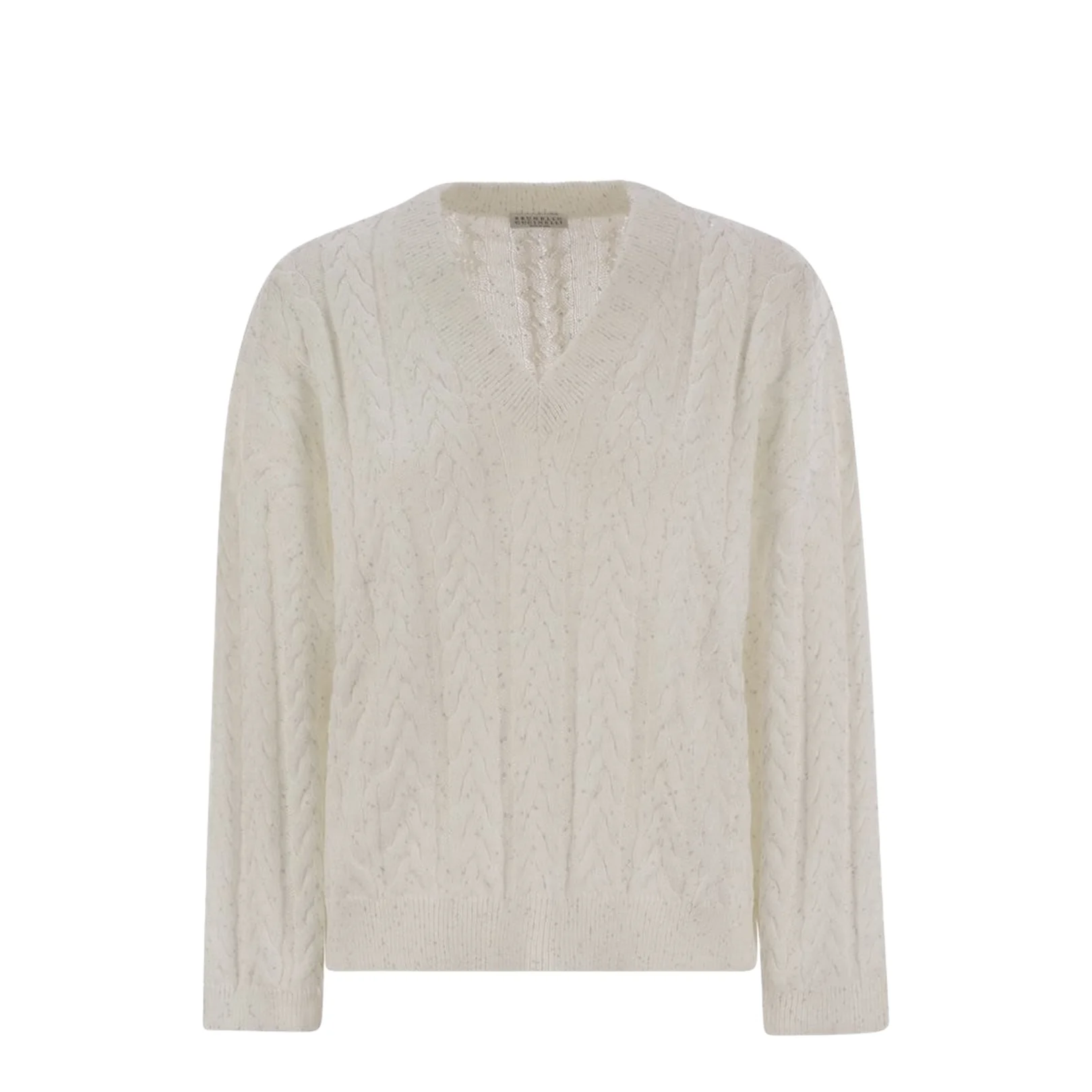 Dazzling Double Cable Cotton Jersey Beige - Image 5