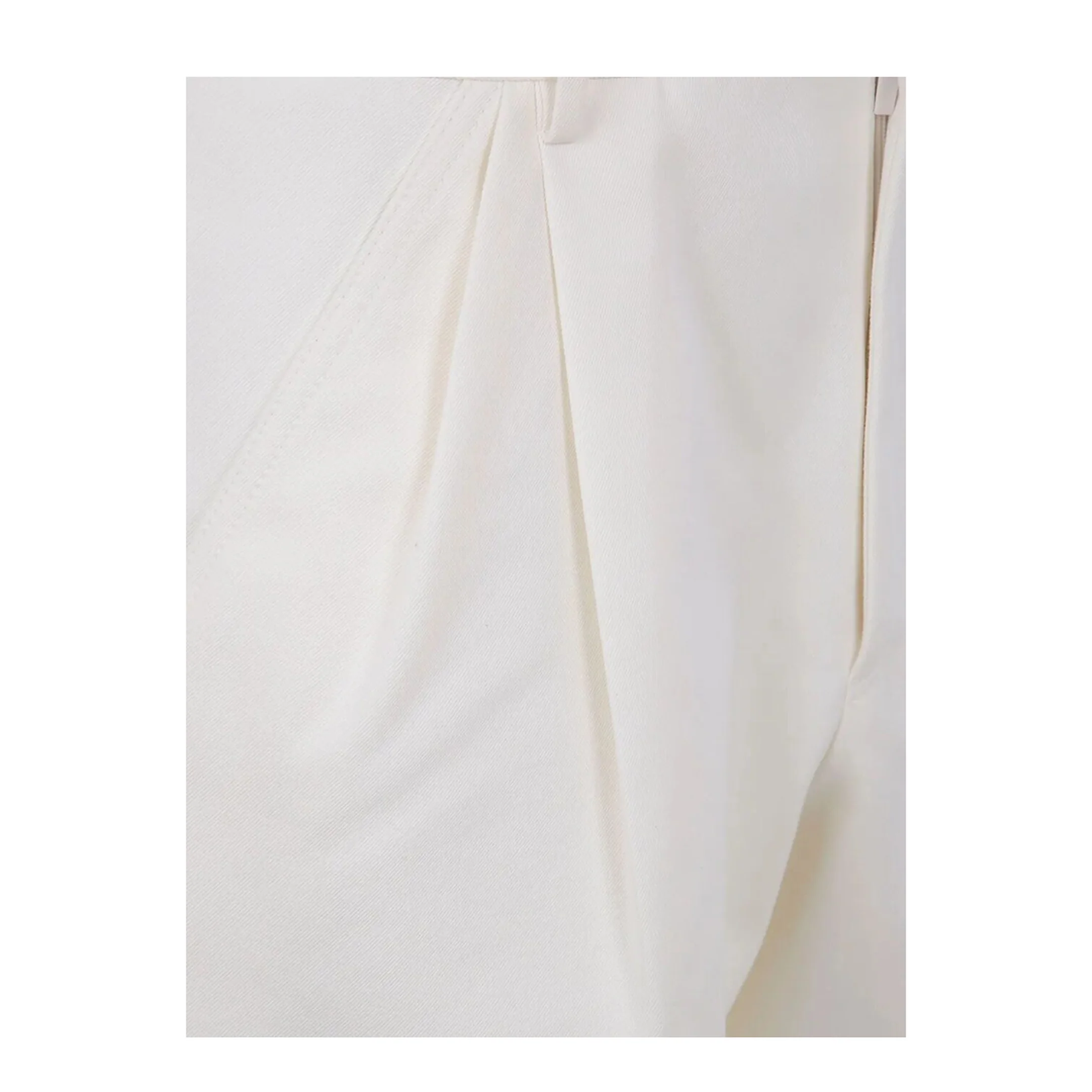 DOUBLE PIENCES CHINO TROUSERS WHITE - Image 5