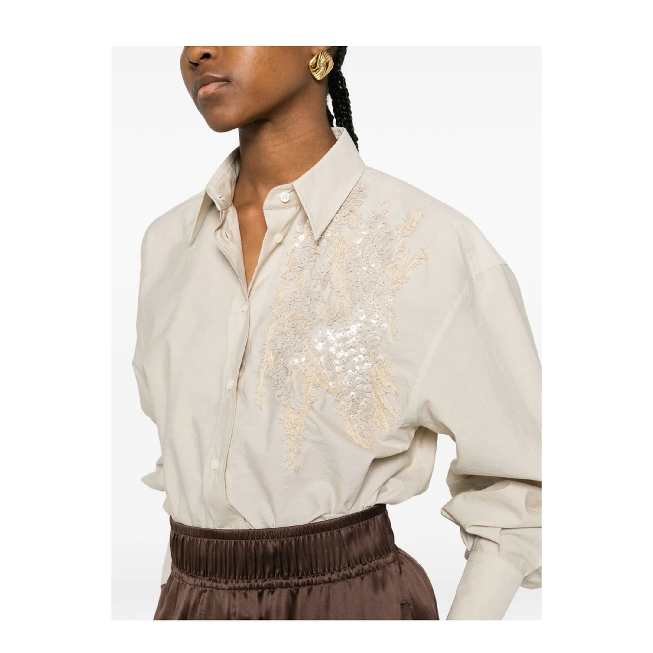 Embroidered Cotton Shirt - Image 5