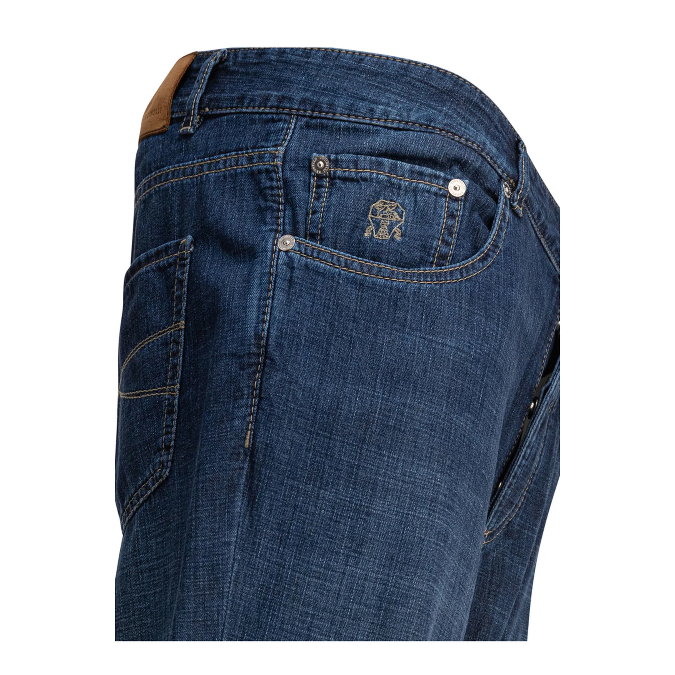 Embroidered-Logo Jeans - Image 4