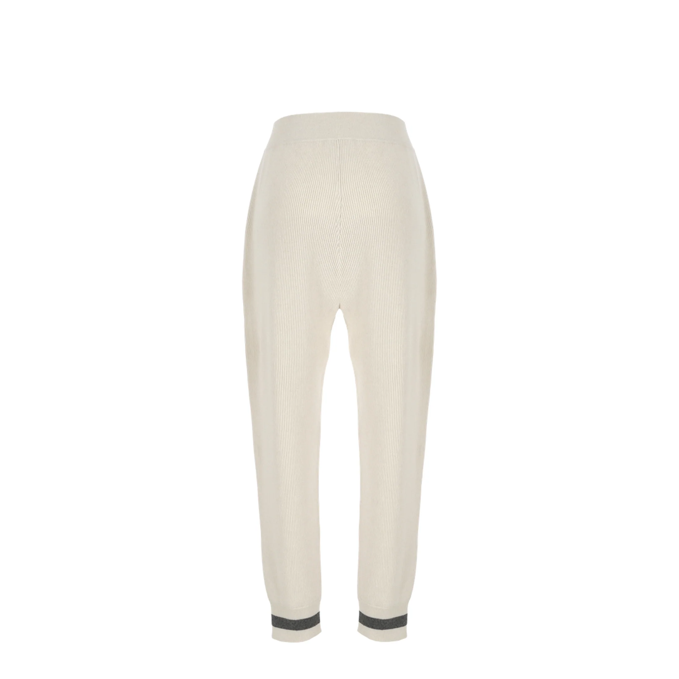 English Rib Cashmere Knit Trousers - Image 3