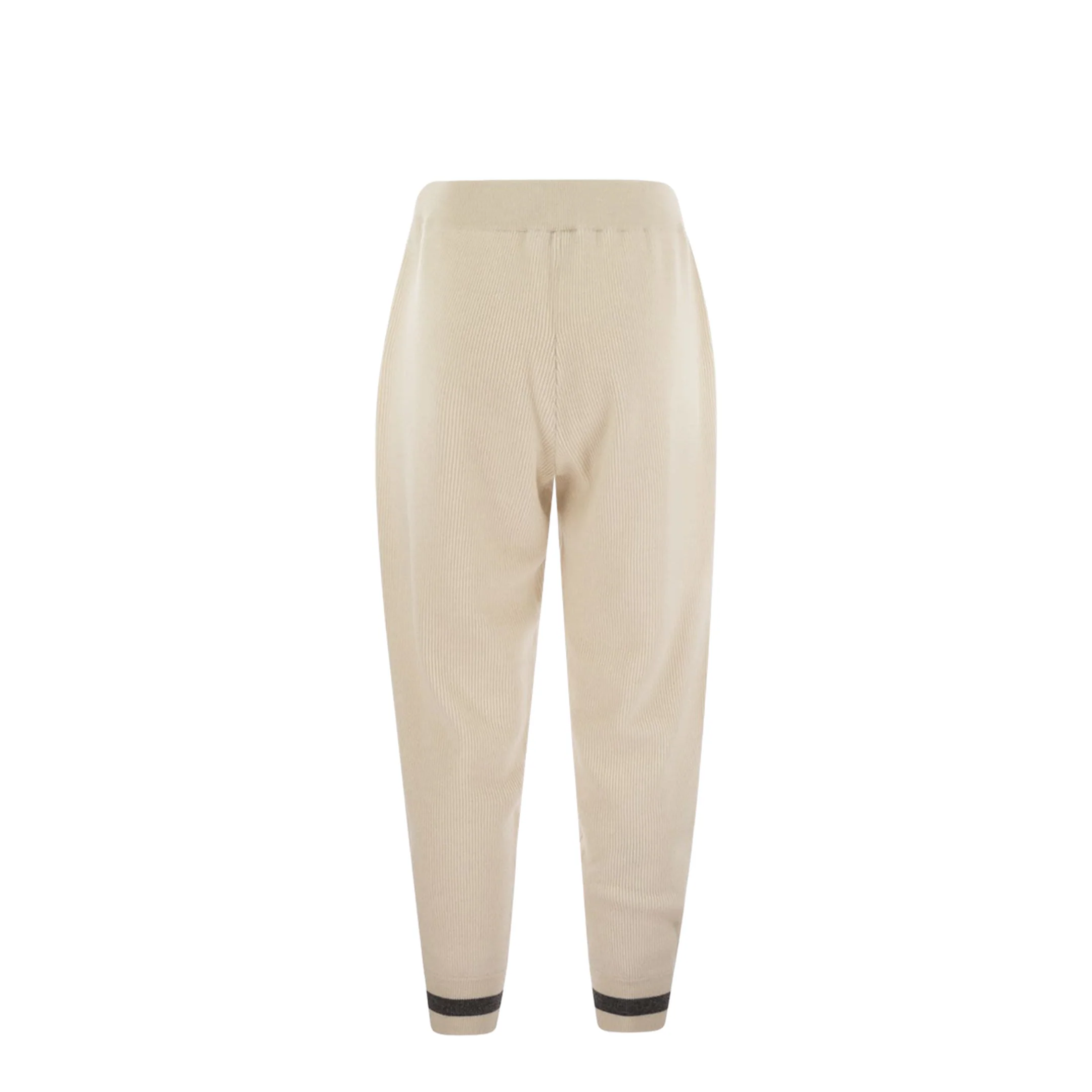 English Rib Cashmere Knit Trousers - Image 4