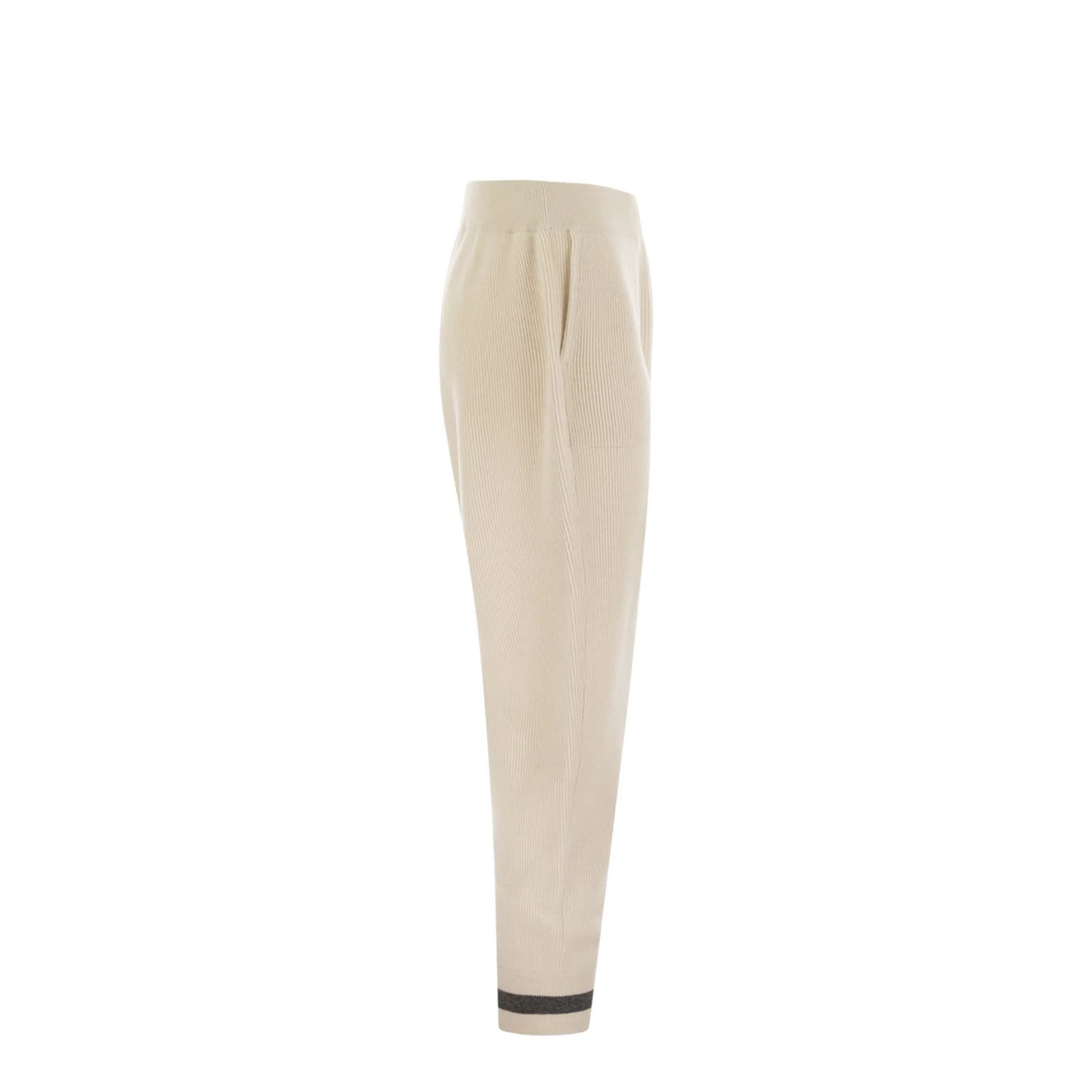 English Rib Cashmere Knit Trousers - Image 5