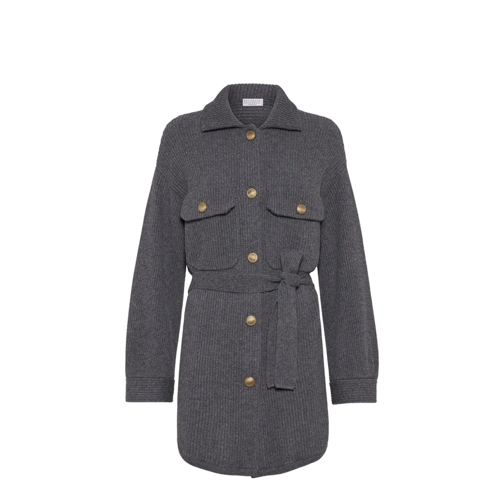 English Rib Knit Cardigan - Image 2