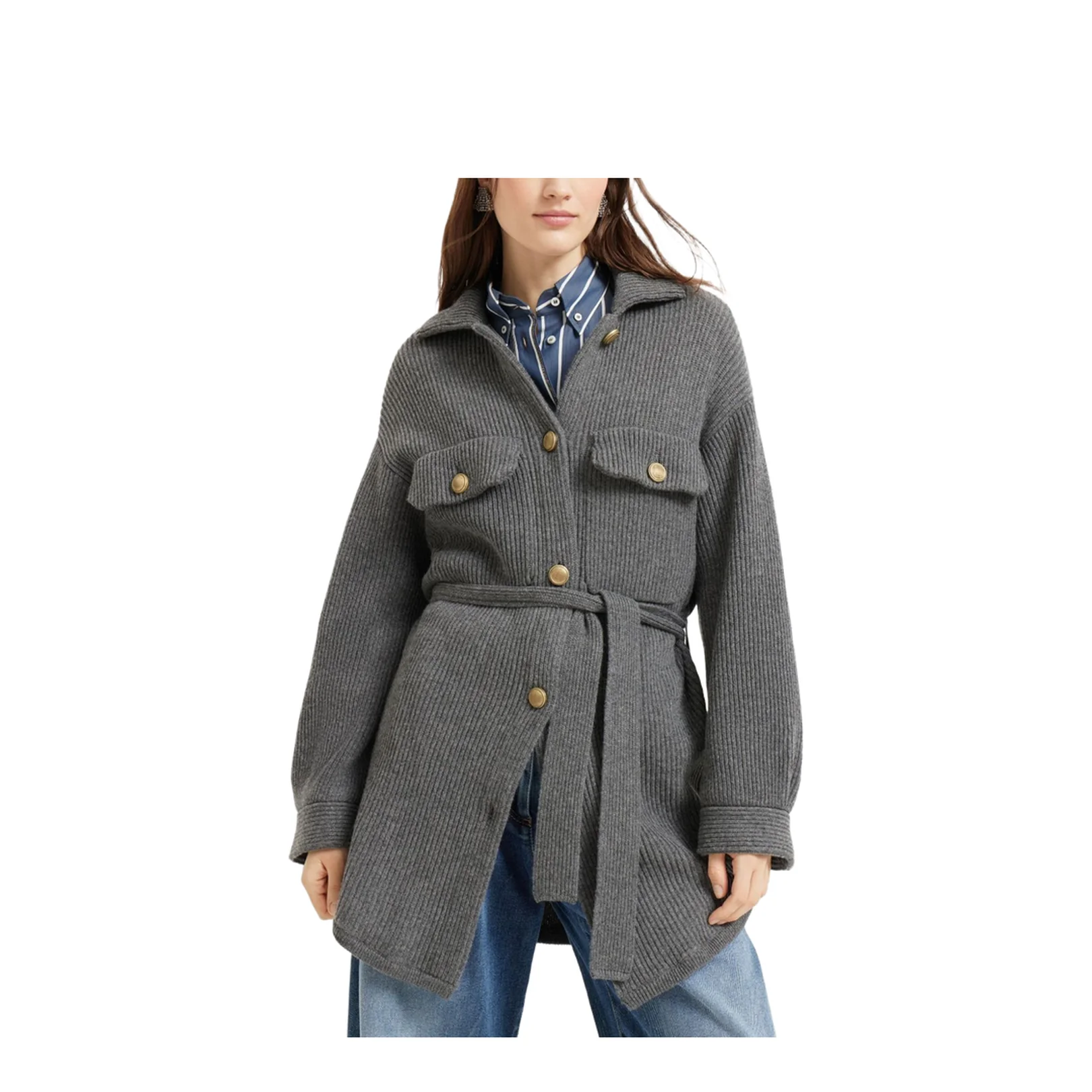 English Rib Knit Cardigan - Image 7