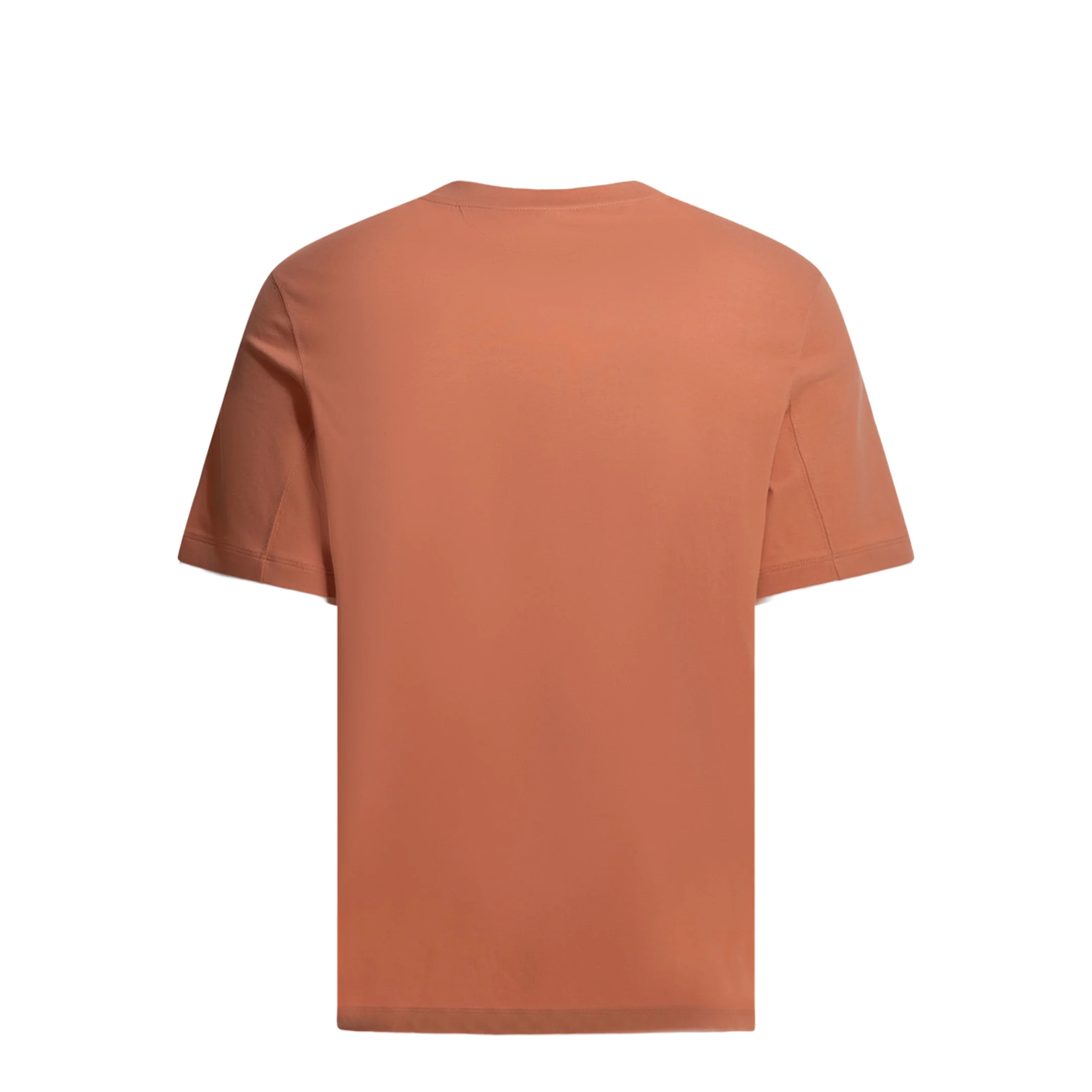 Faux Layering Crewneck T-Shirt Orange - Image 2