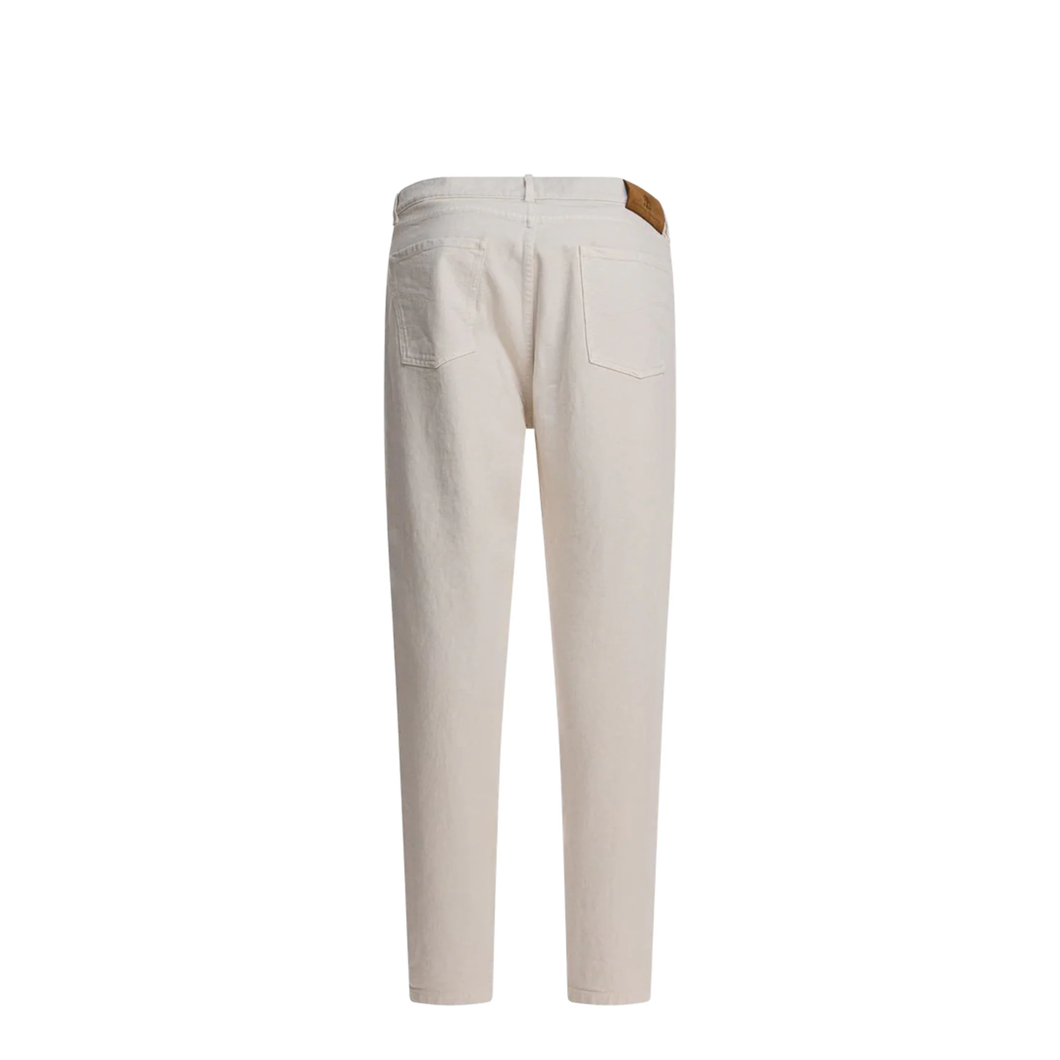 Slim Fit Pants White - Image 2