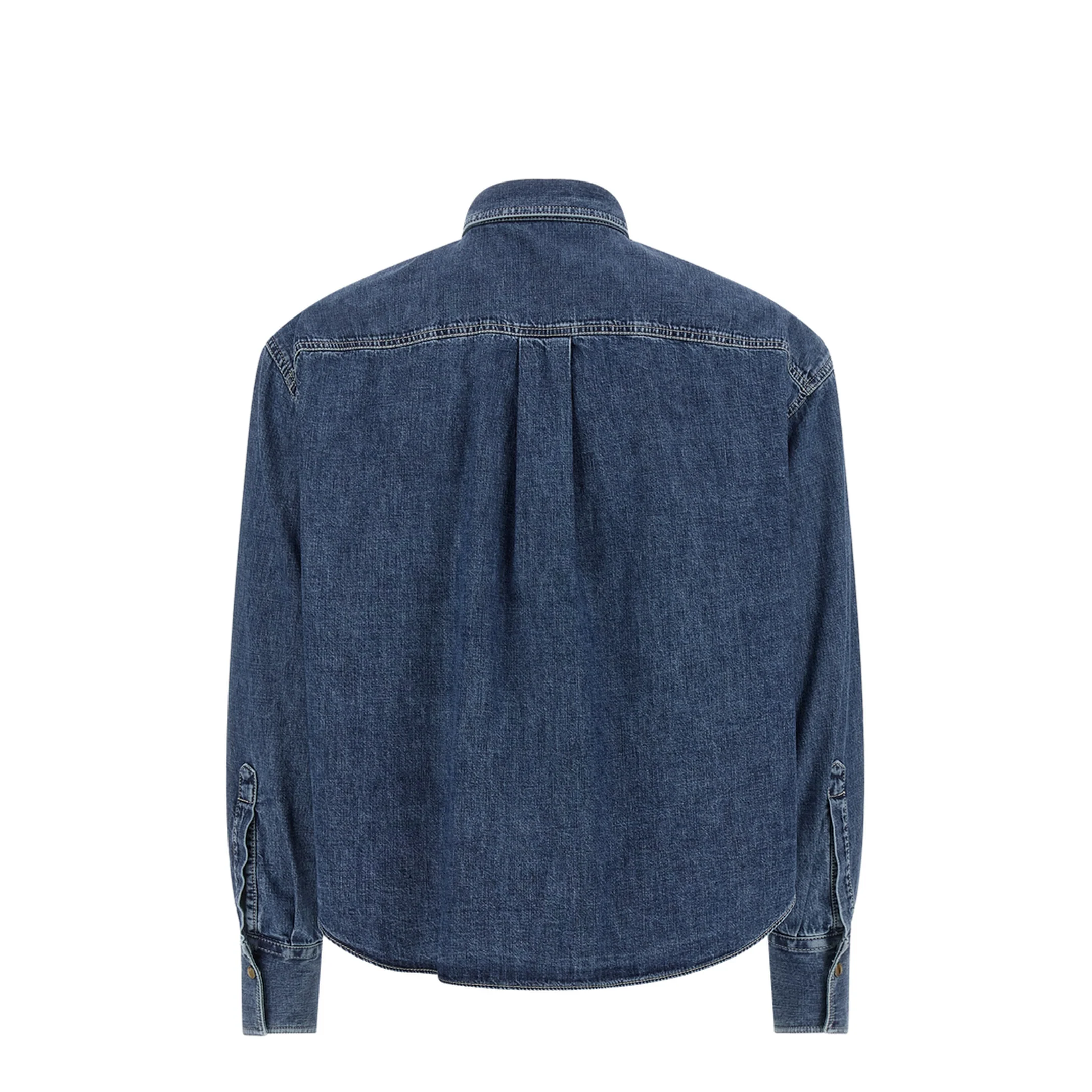 Lightweight Denim Shirt - Blue - Image 2