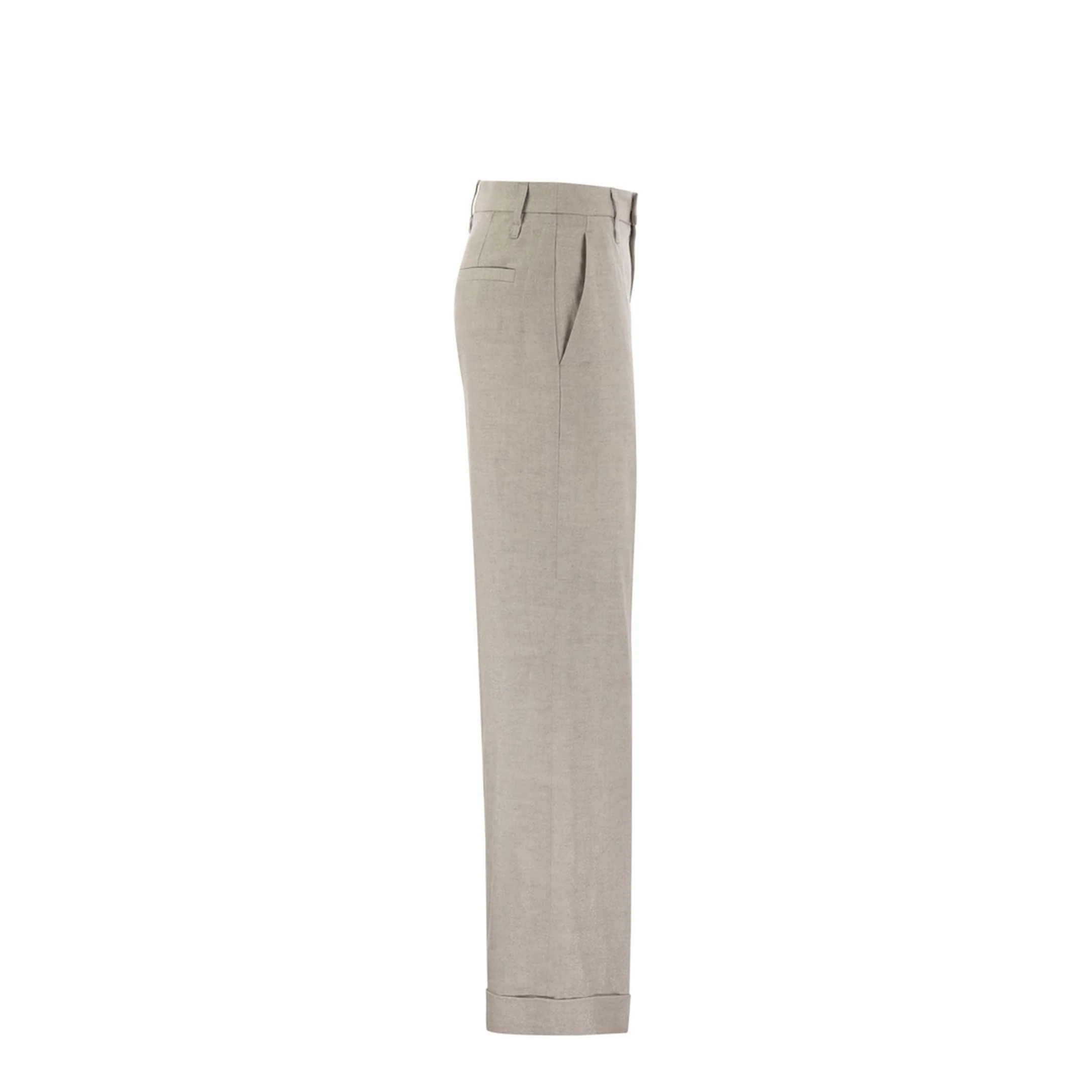 Flared Loose Fitting Trousers - Image 2