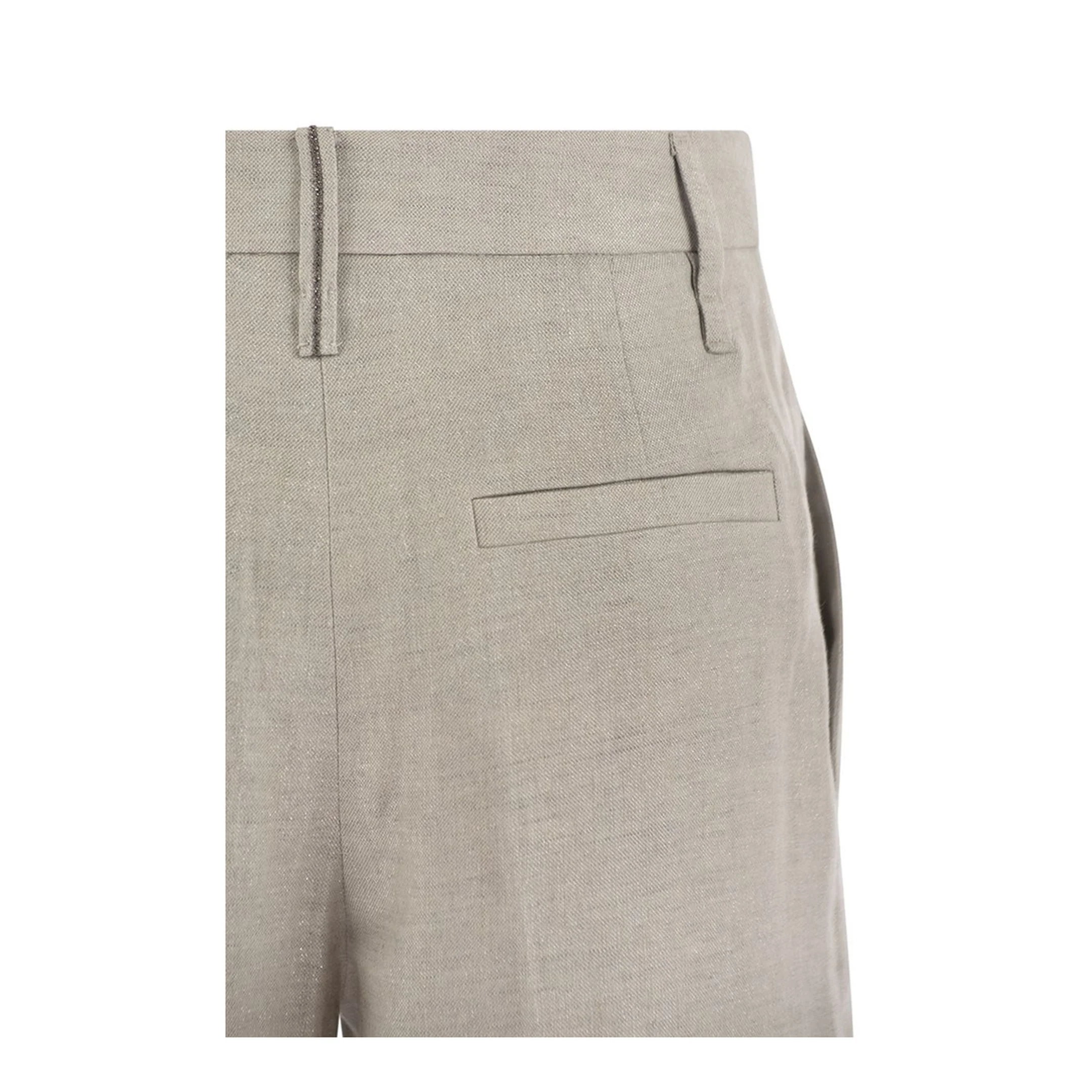 Flared Loose Fitting Trousers - Image 3