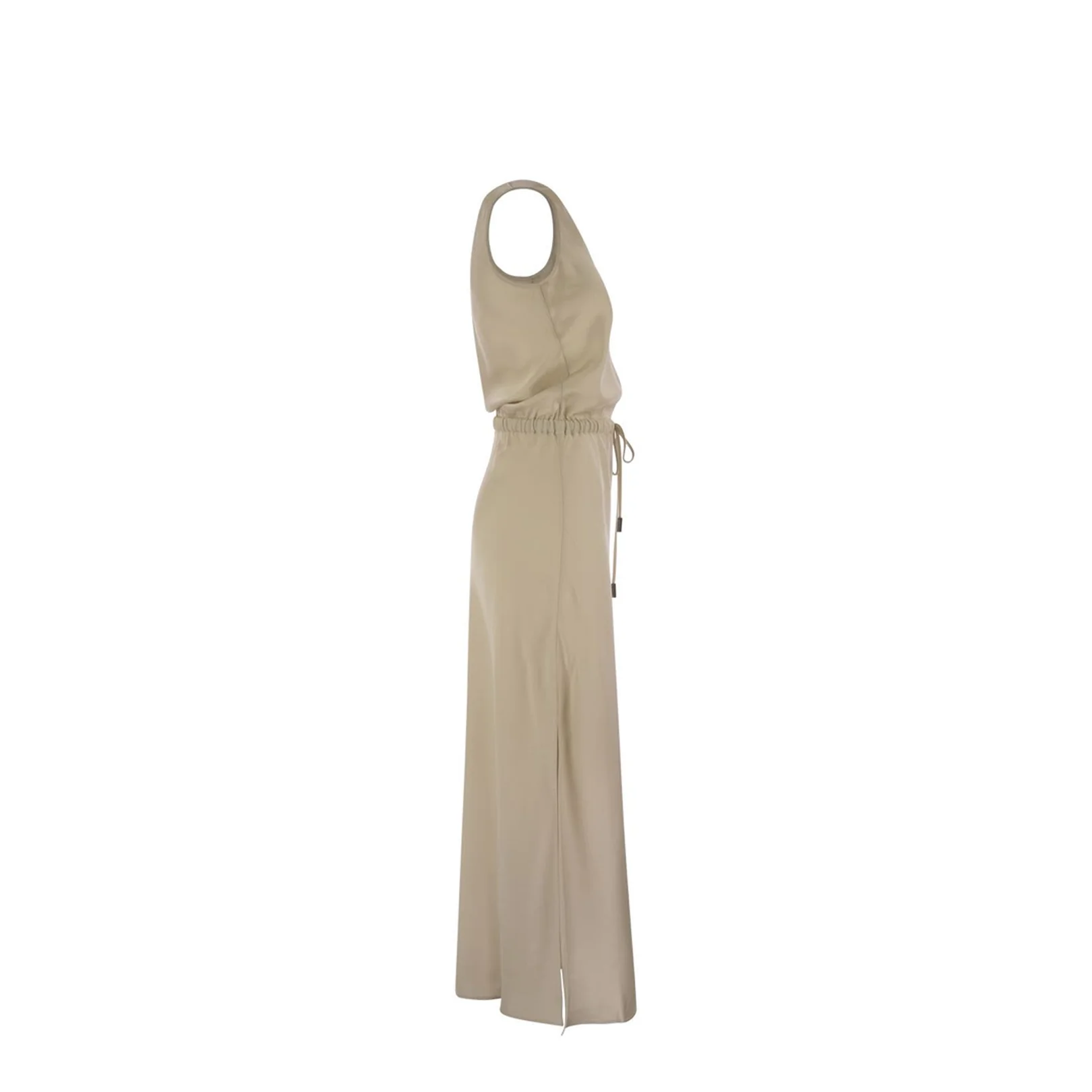 Fluid Satin Cady Twill Dress - Image 3