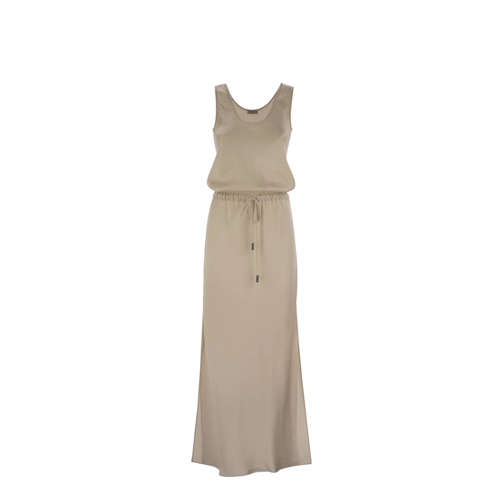 Fluid Satin Cady Twill Dress - Image 5