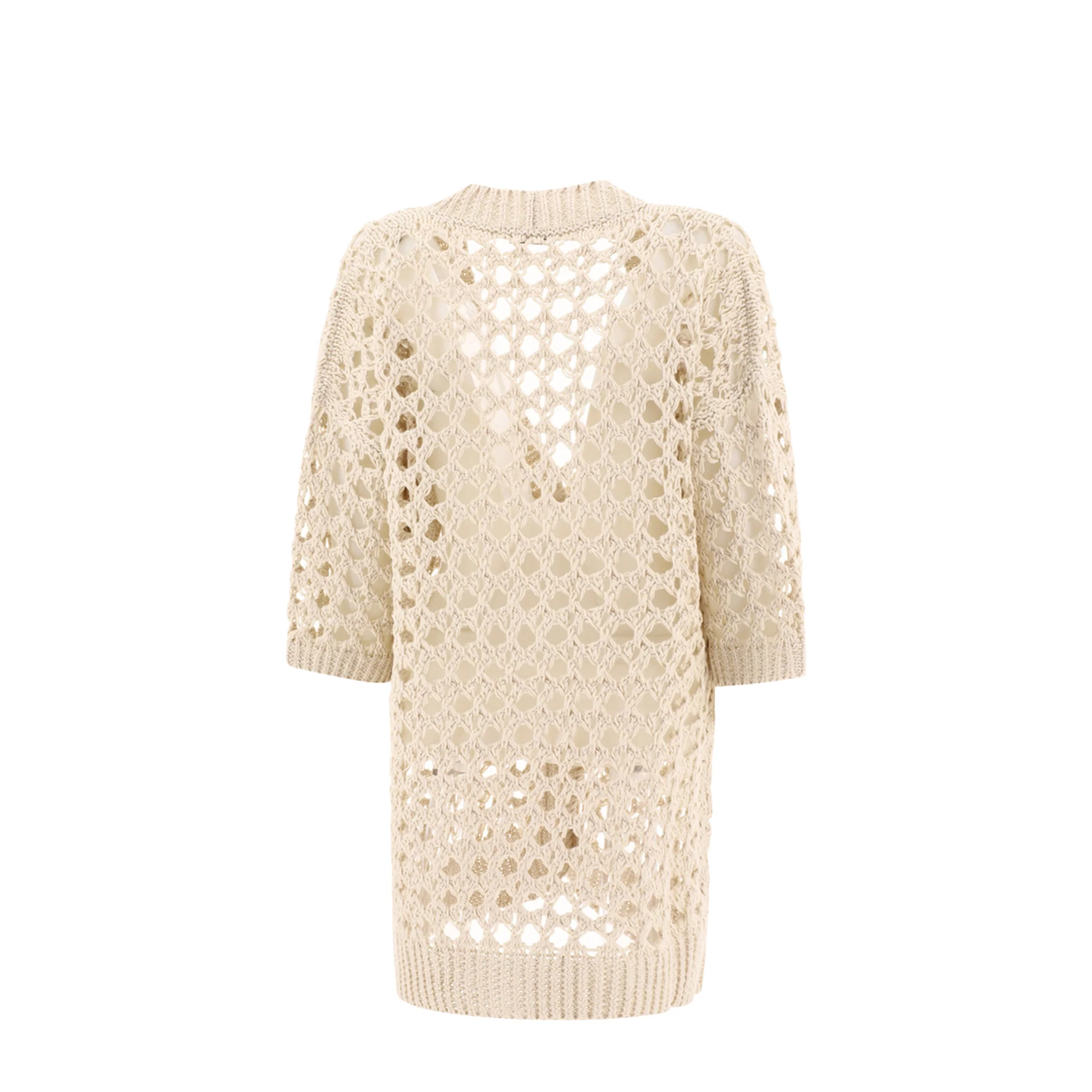 Juta and Cotton Mesh Cardigan - Image 2