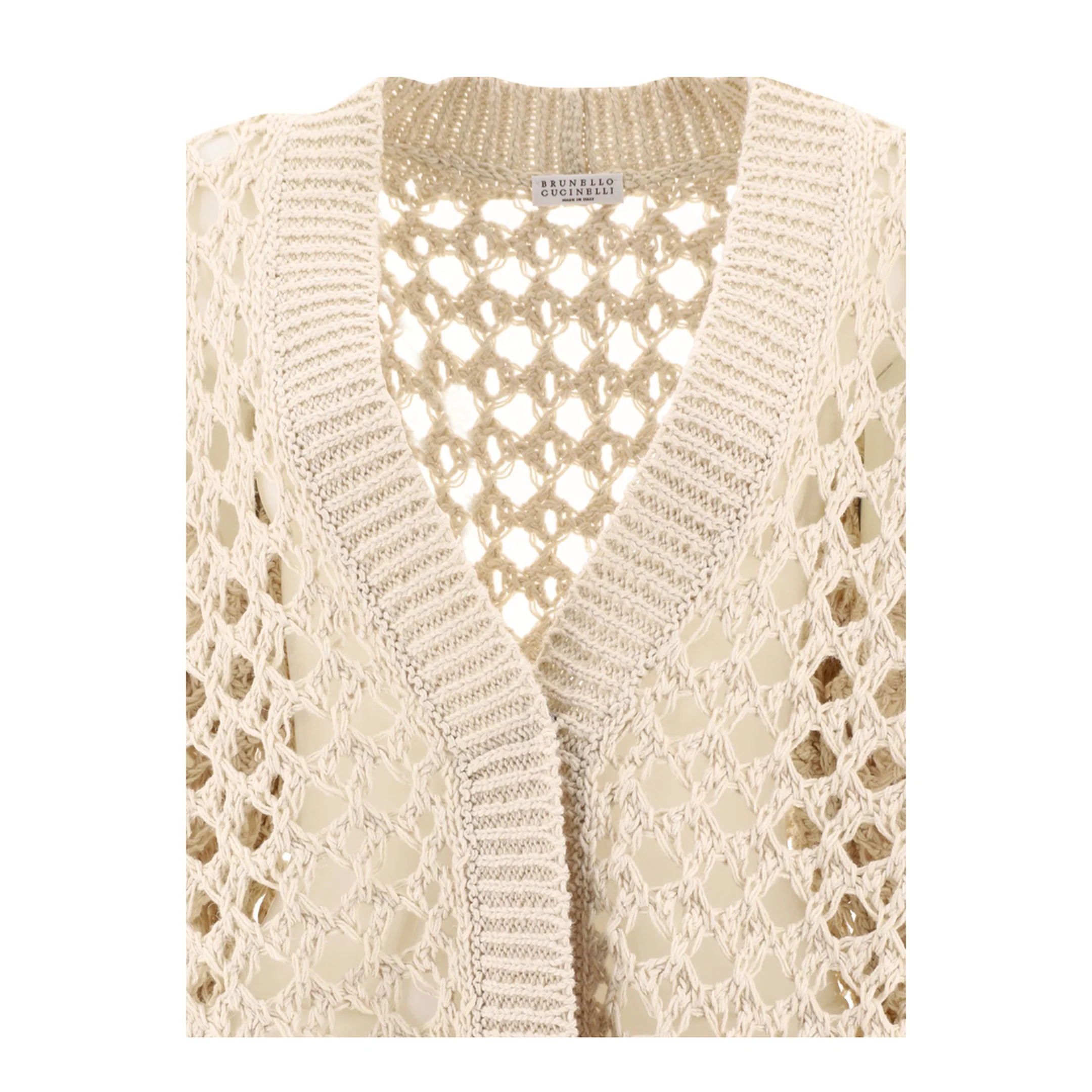 Juta and Cotton Mesh Cardigan - Image 3