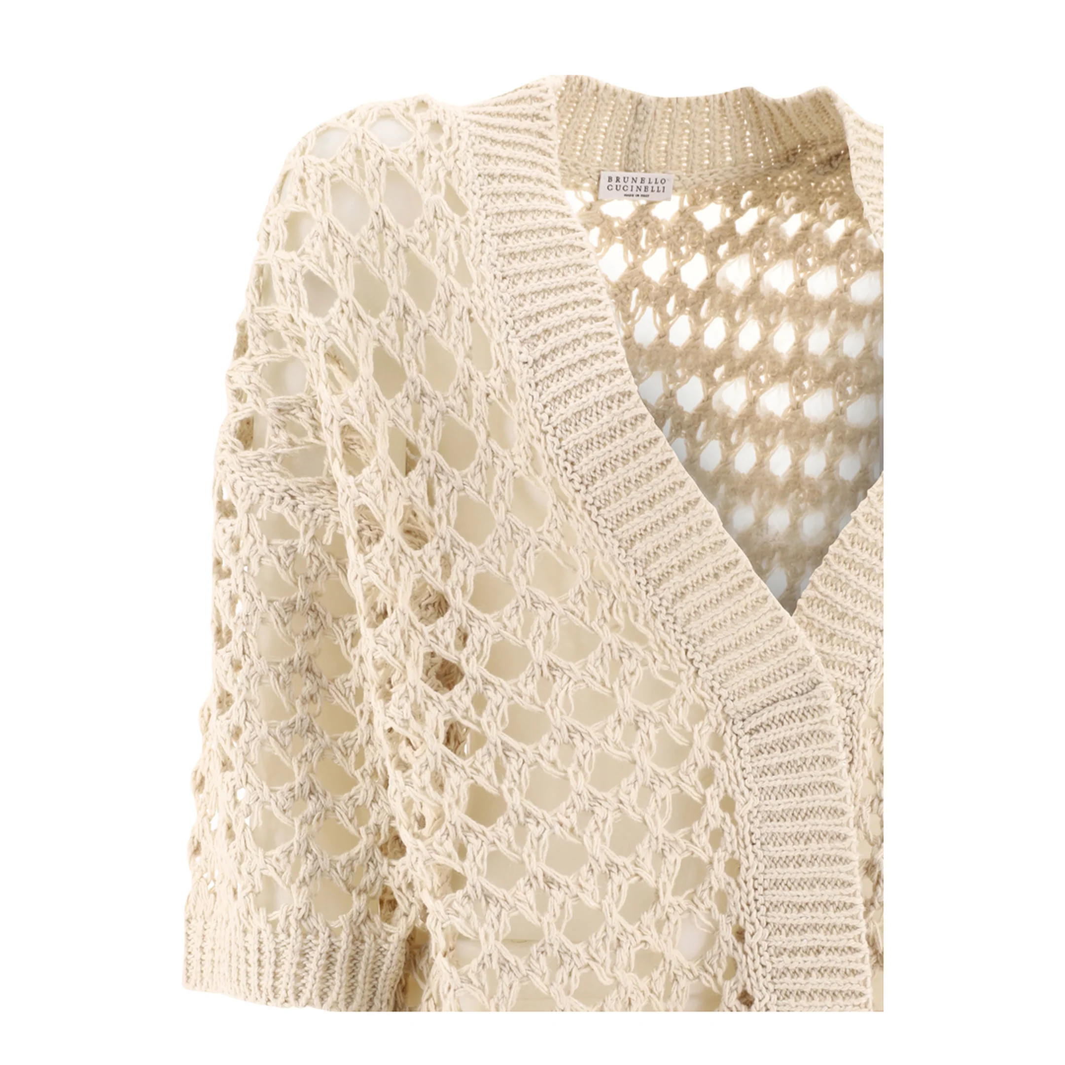 Juta and Cotton Mesh Cardigan - Image 4
