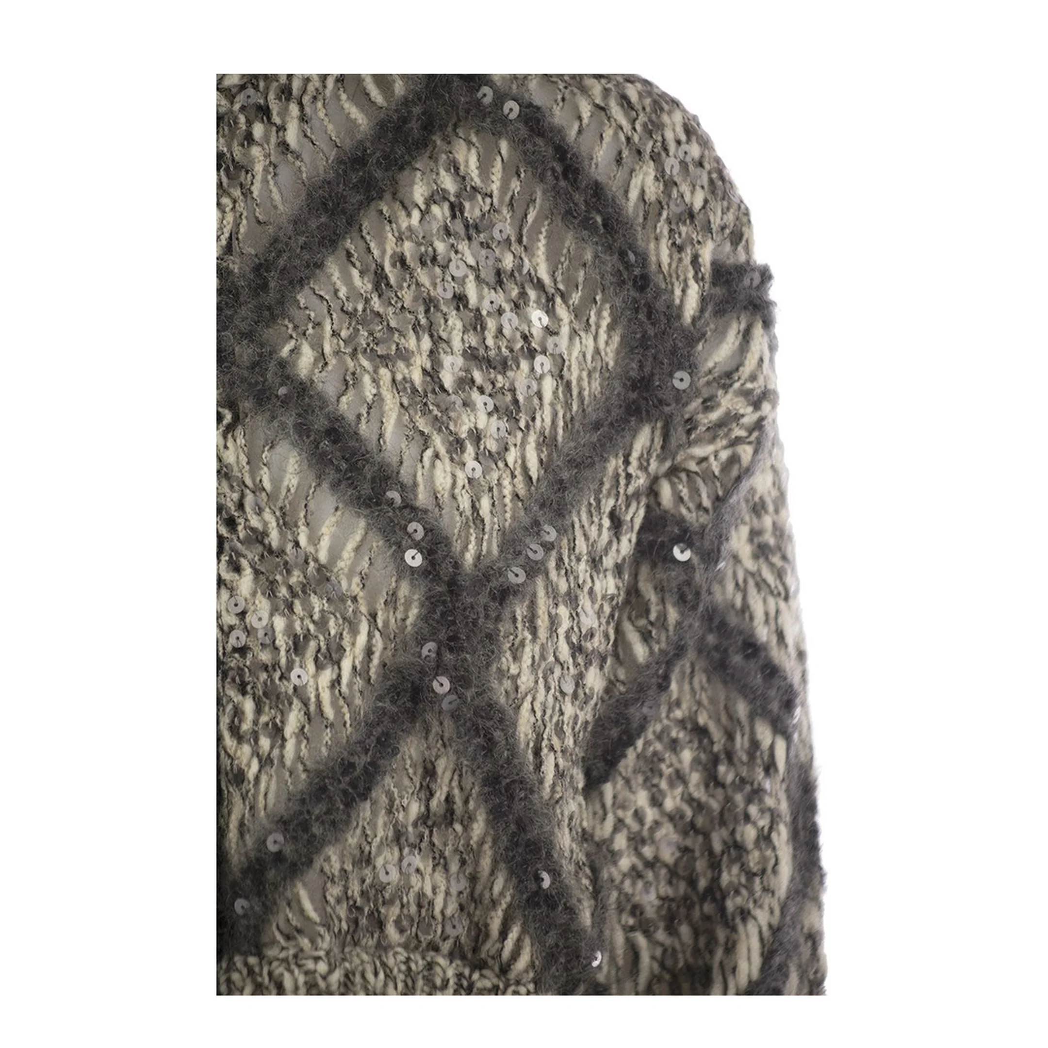 Knitted Wool Blend Cardigan - Image 4