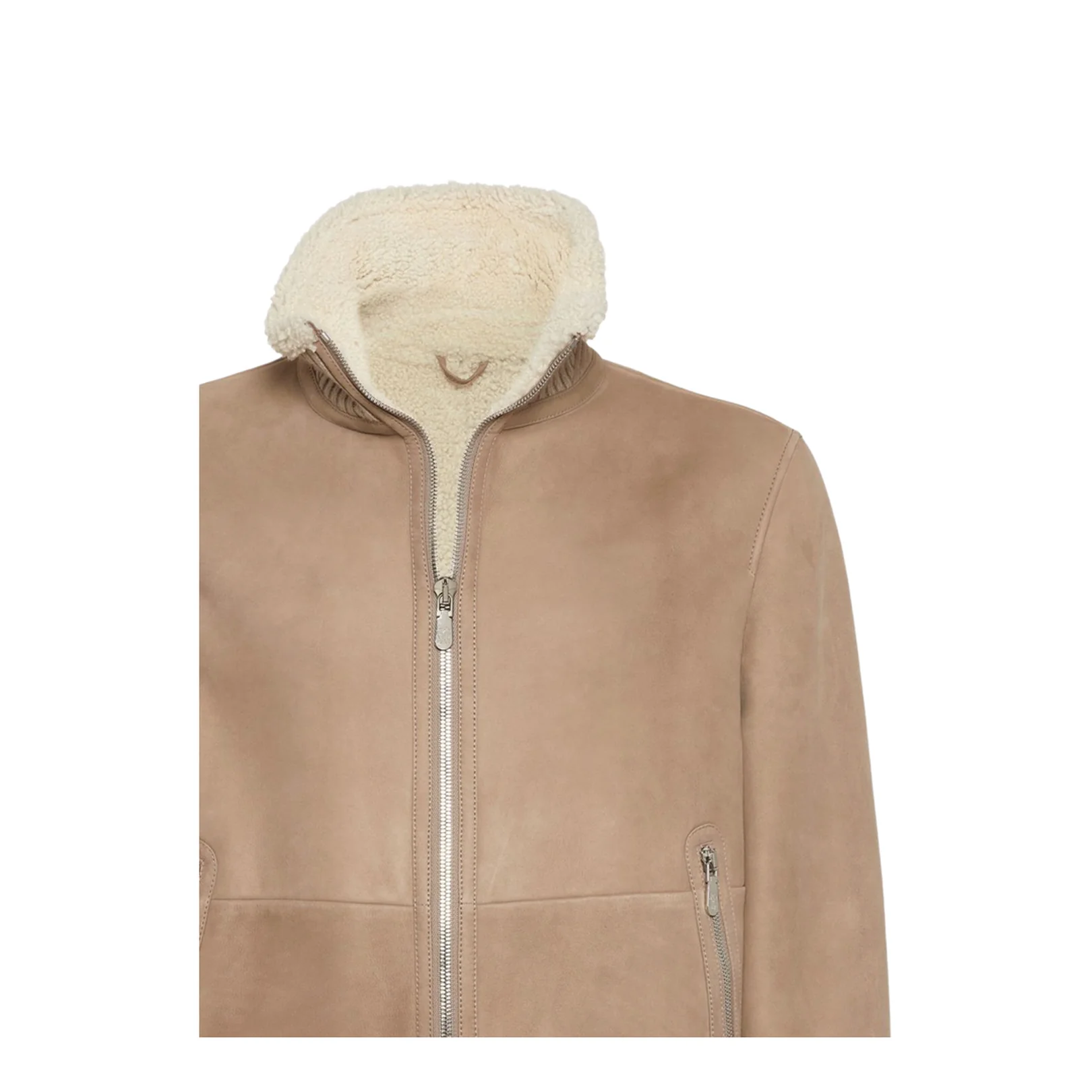 Leather Bomber Jacket - Image 7