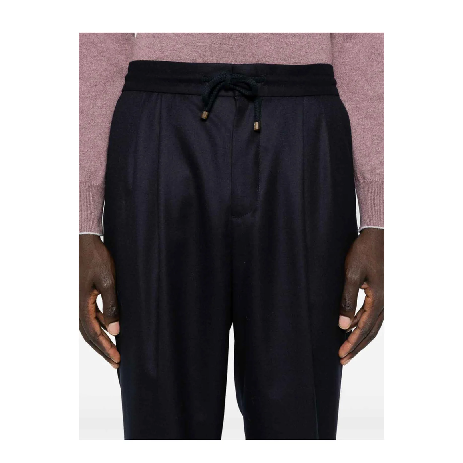 Leisure Fit Trousers Wool Black - Image 2