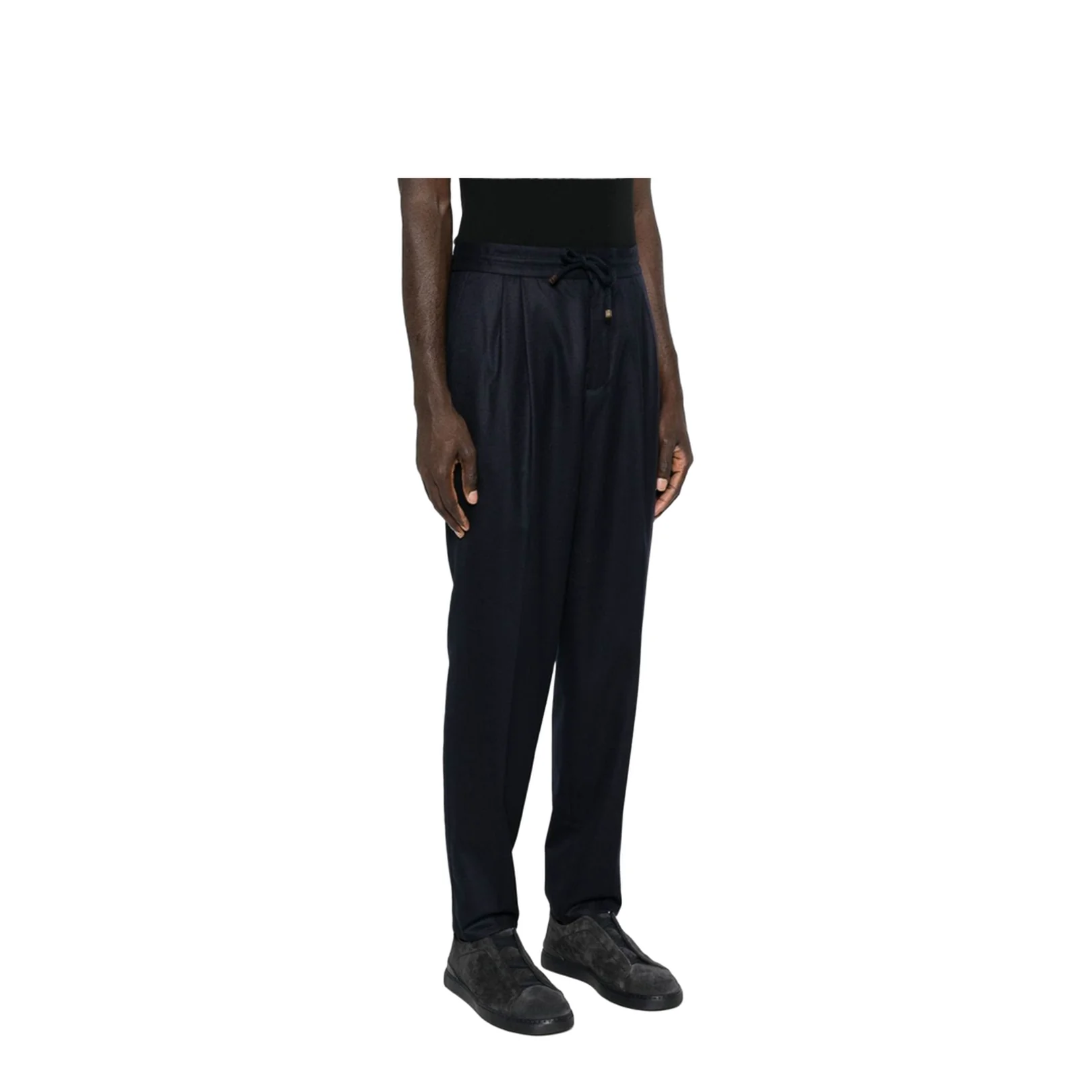 Leisure Fit Trousers Wool Black - Image 4
