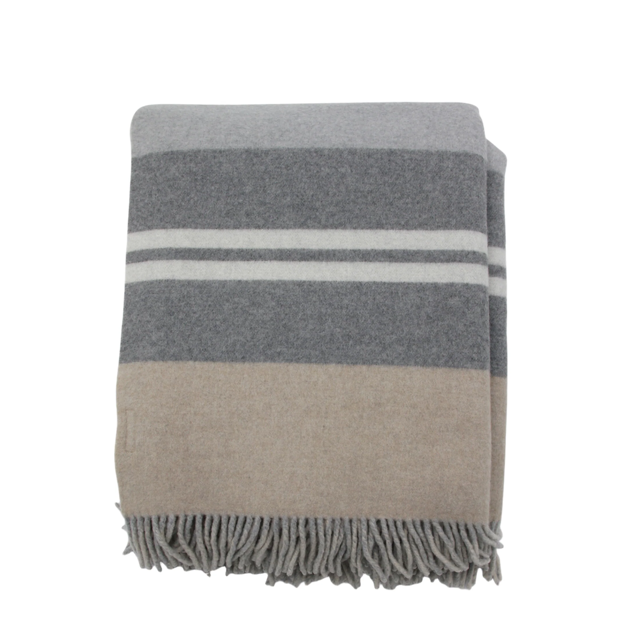 Light Grey Cashmere Blanket - Image 4