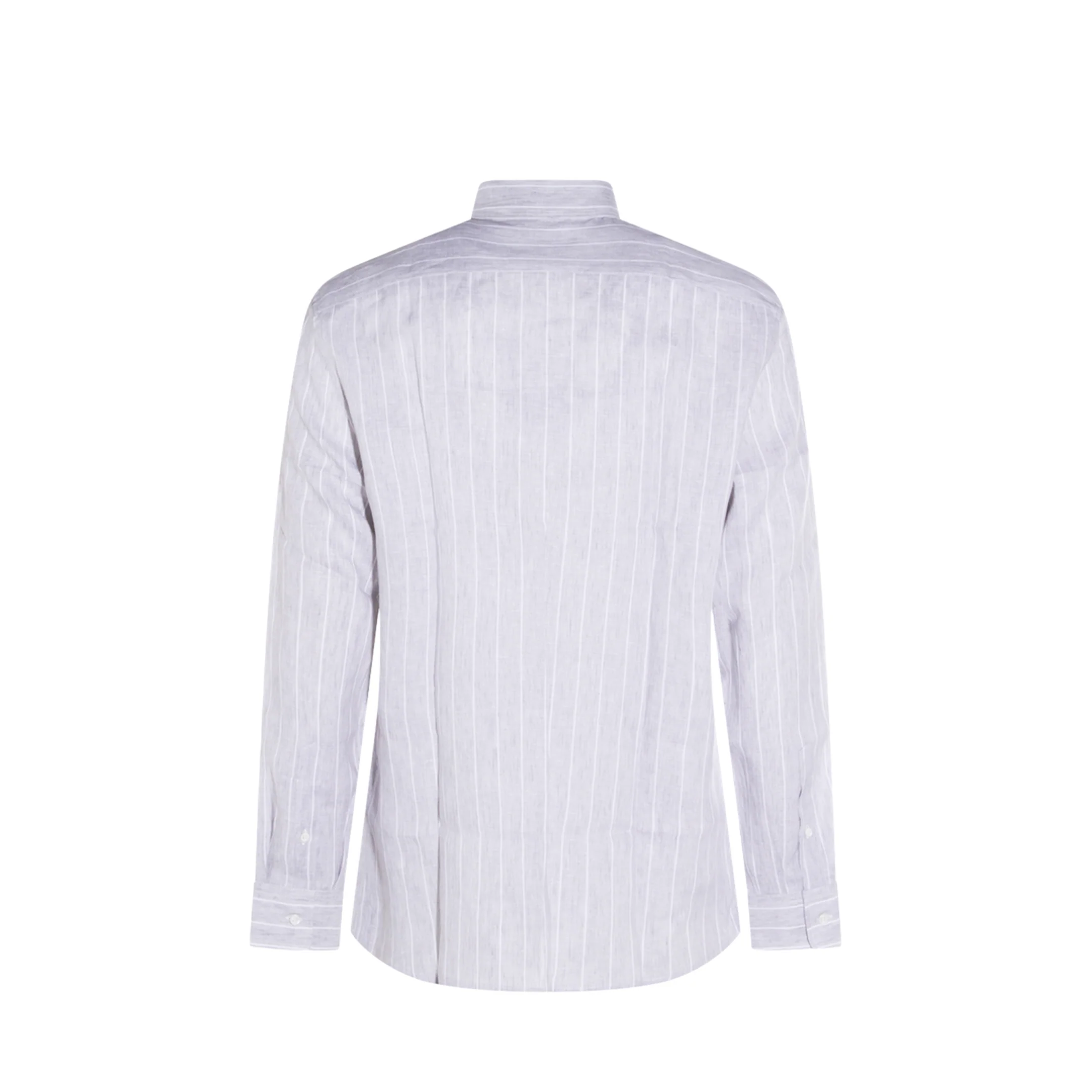 Light Grey Linen Shirt - Image 2