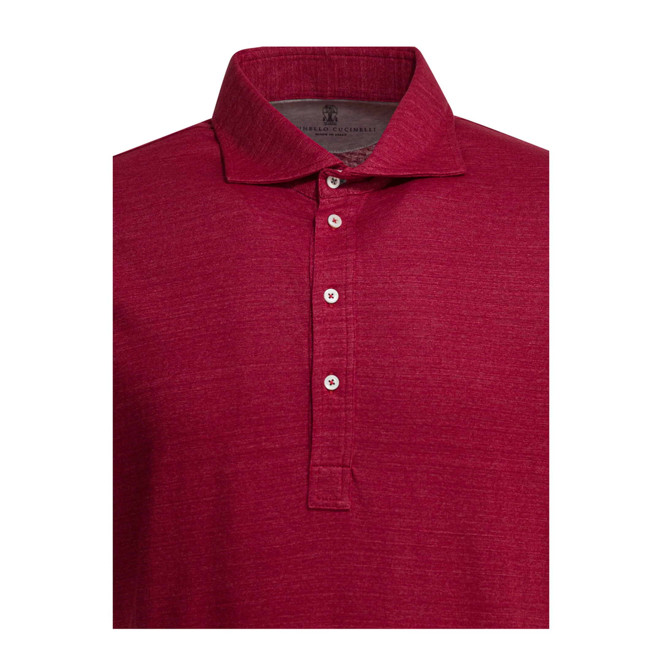 Men's Jersey Polo Shirt - Red - Image 3