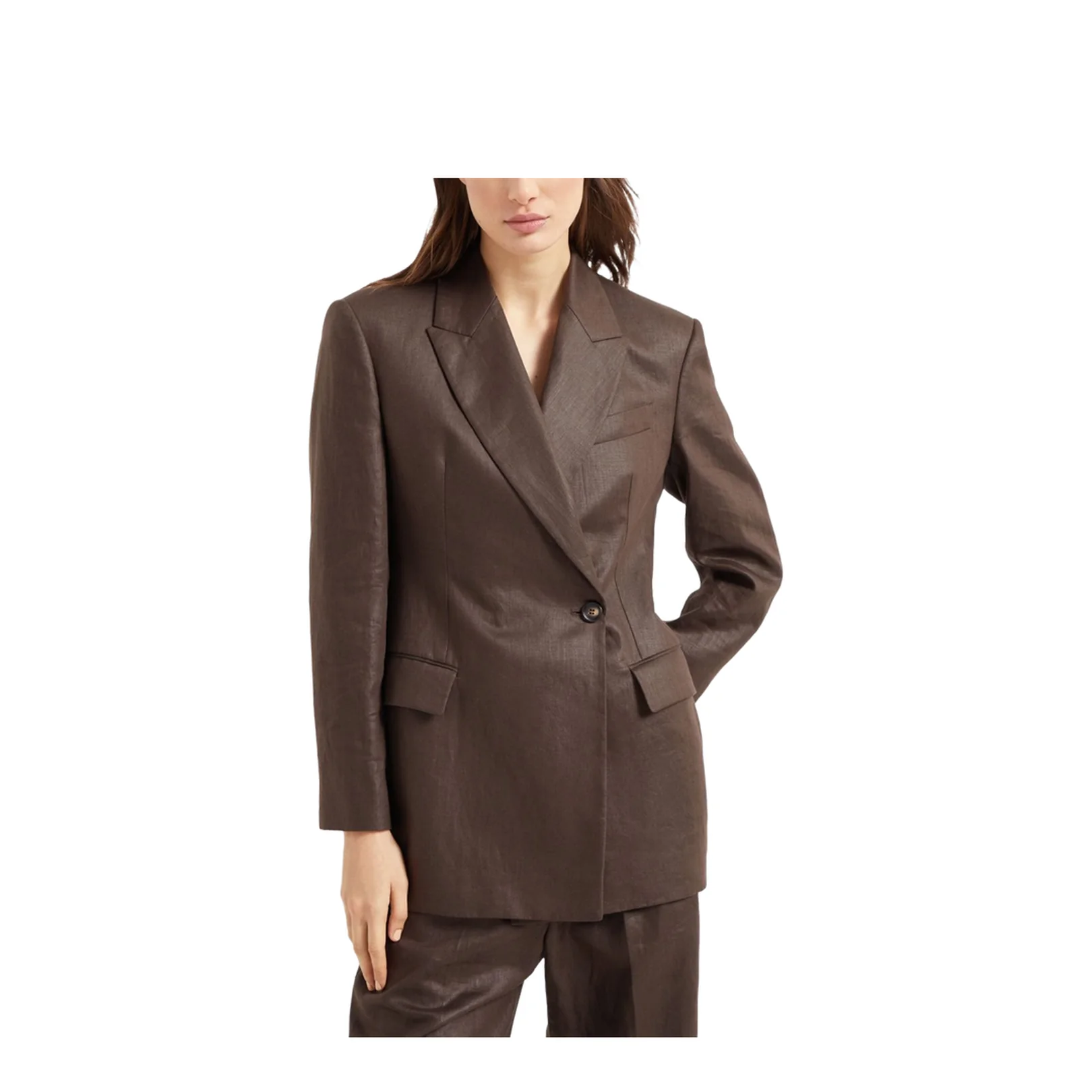 Linen Blazer Jacket - Image 3