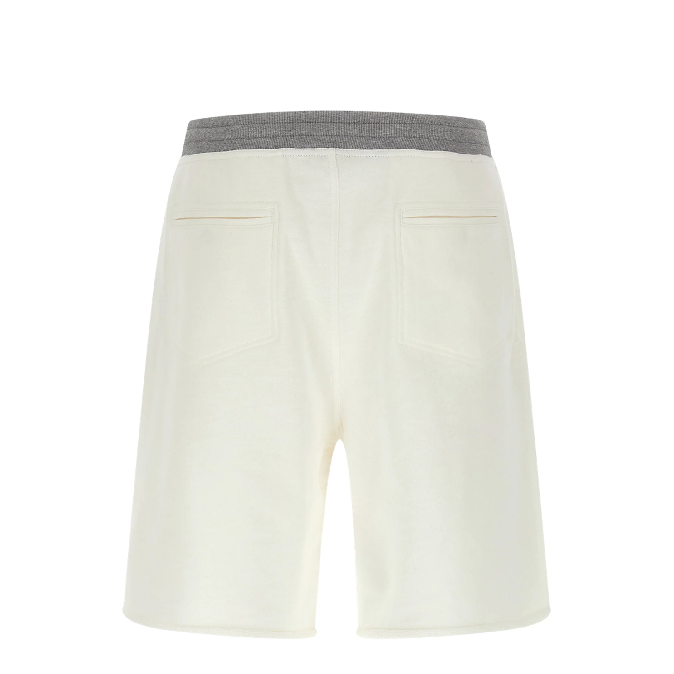 Mélange Bermuda Shorts White - Image 2